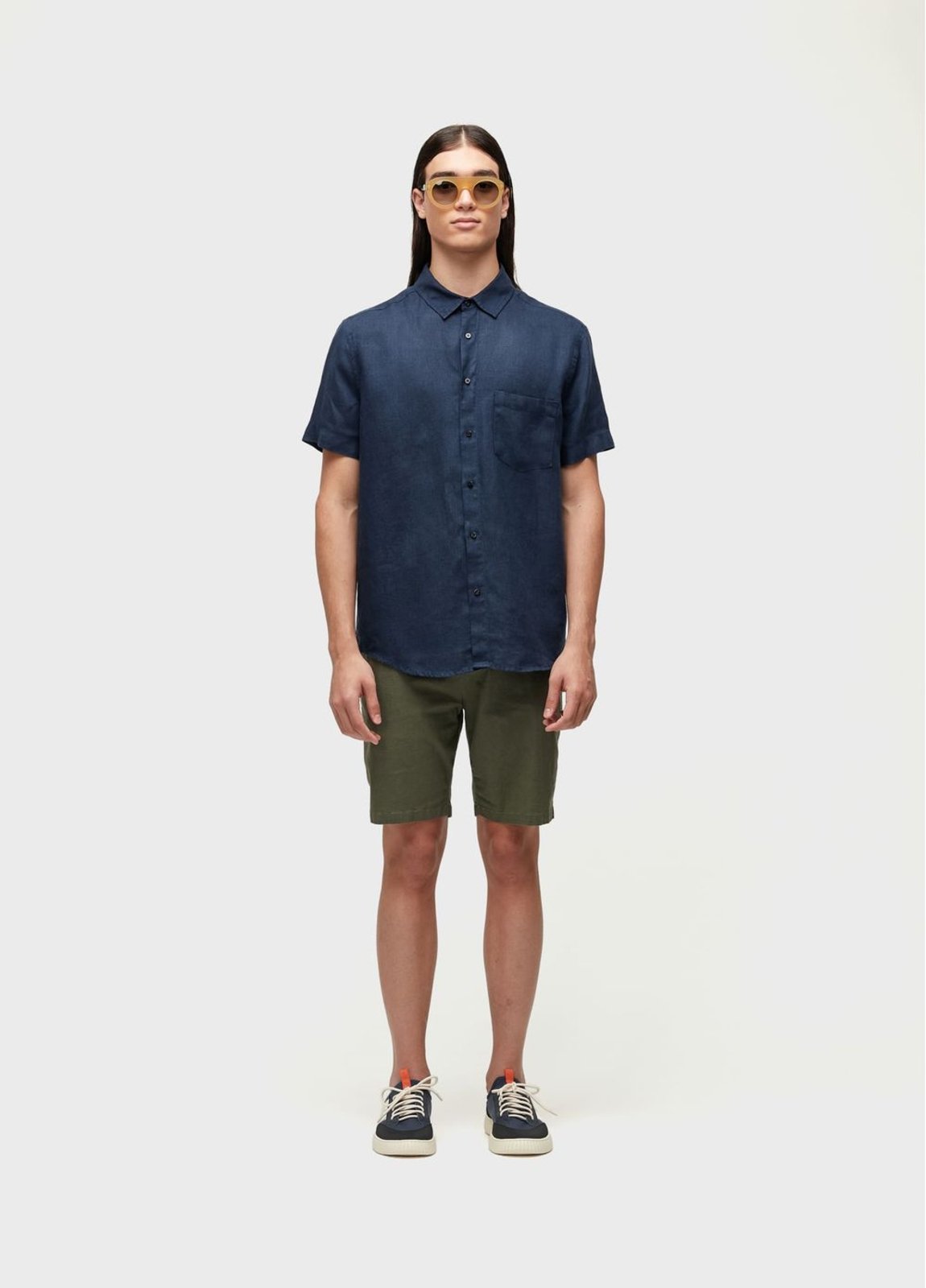 Bermuda alfaiataria basic linen OSKLEN