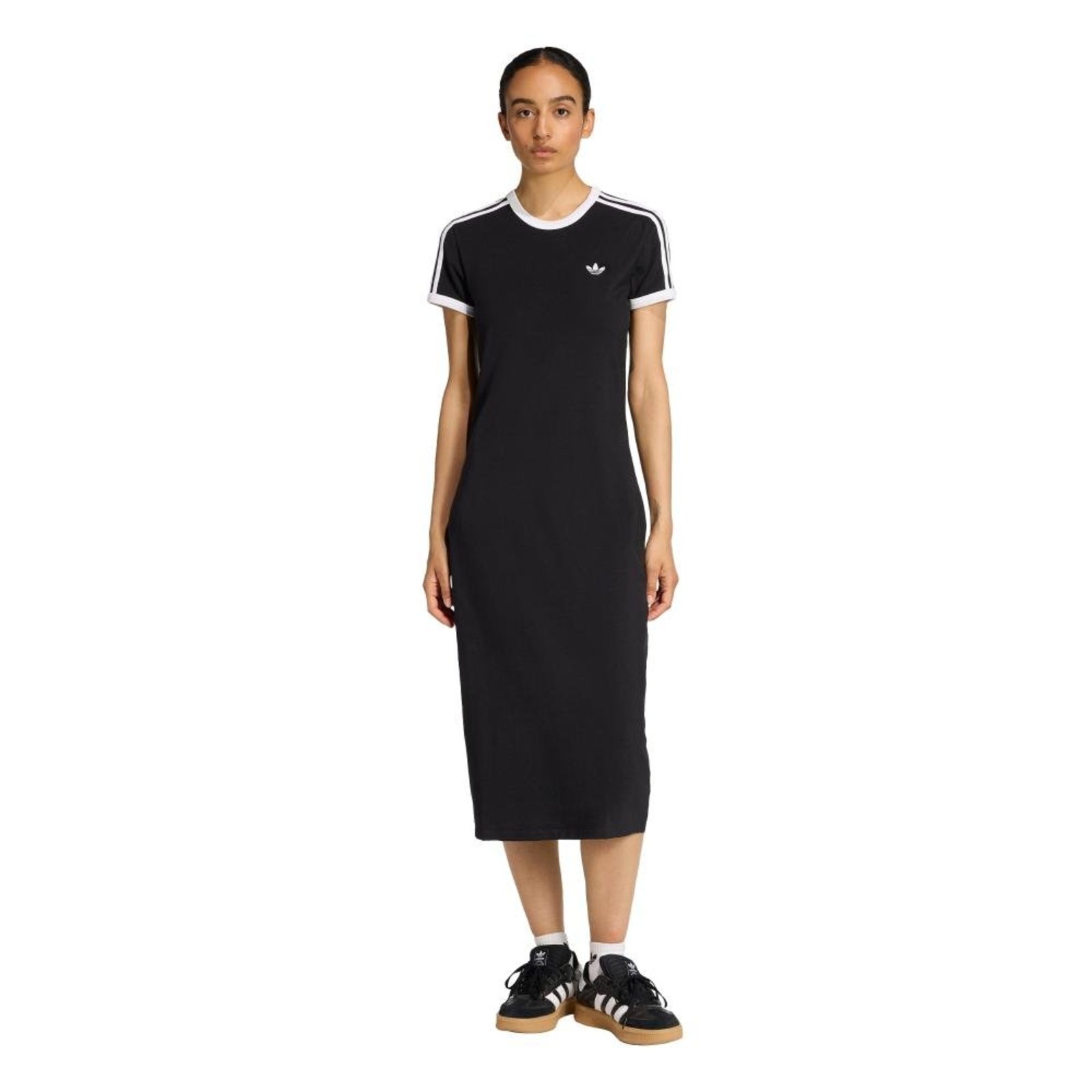 VESTIDO TRÊS LISTRAS (SLIM) adidas Originals Preto