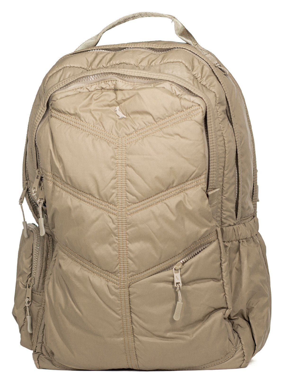 Mochila Masculina Reserva Go Wing Nylon Resistente Confortável Reforçada Cinza Pedra Bege