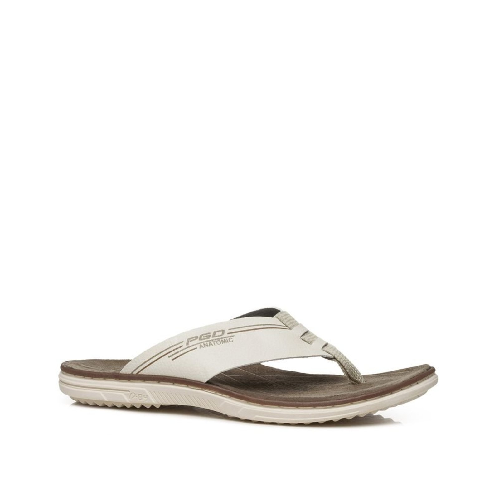 Infantil - Chinelo Pegada em Microfibra Milk 373341-01 Chinelo Pegada em Microfibra Milk 373341-01 35