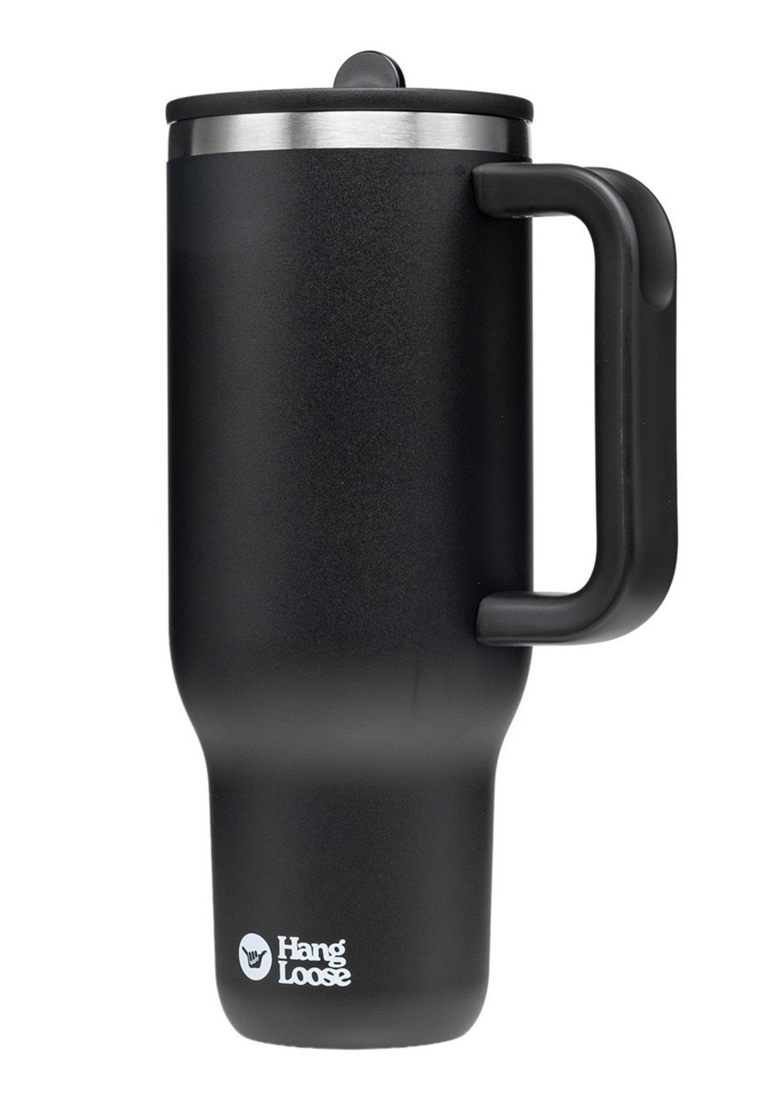 Infantil - Garrafa Cavalera Térmica Preta Aço Inox Alça Reforçada 1,2ML