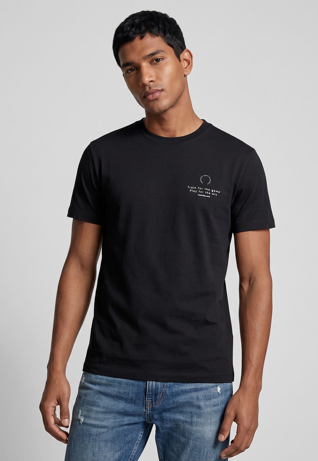 Camiseta Masculina Calvin Klein Jeans Sports Collection Preta