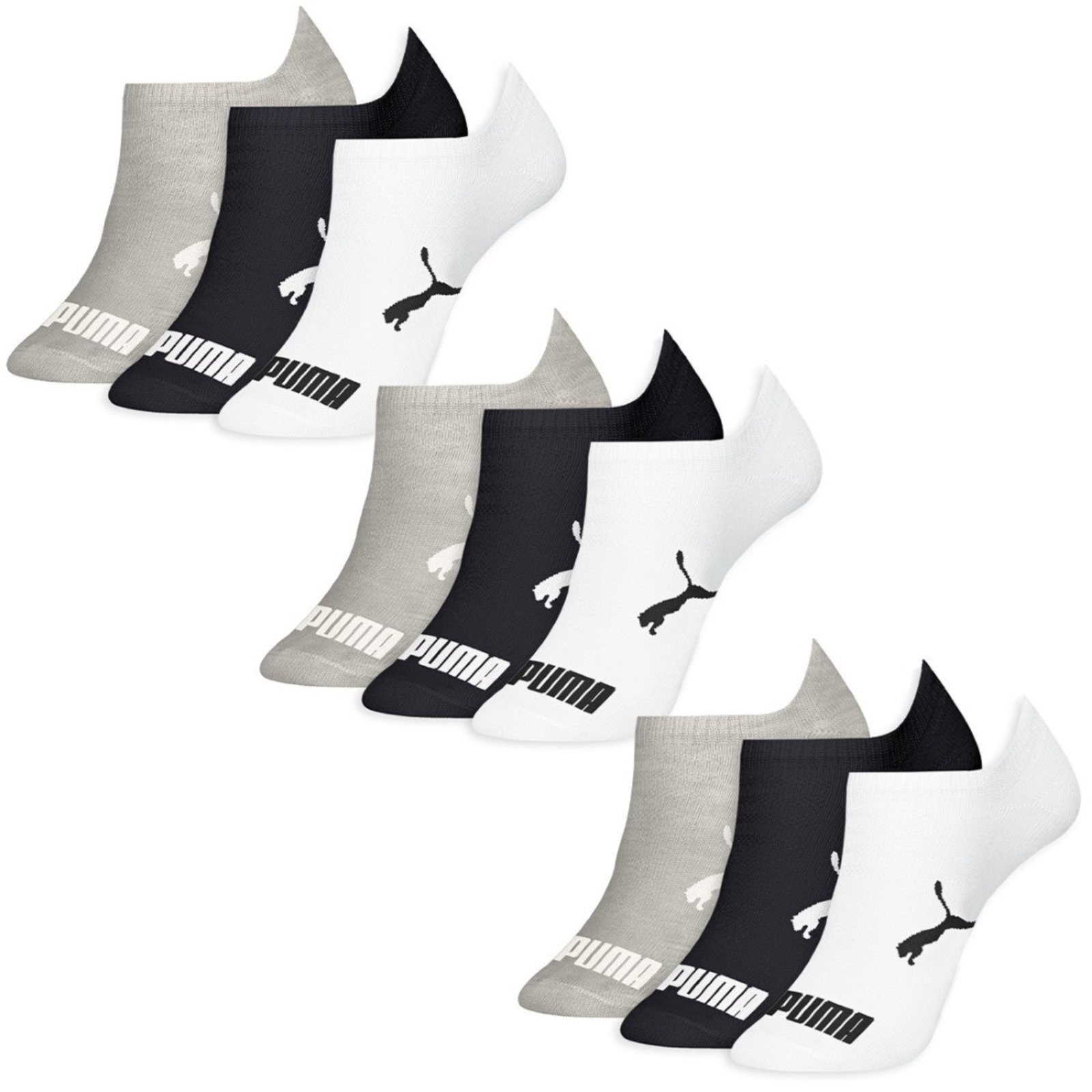 Kit 9 Pares de Meias Puma Masculinas Sapatilhas Esportivas 39-43