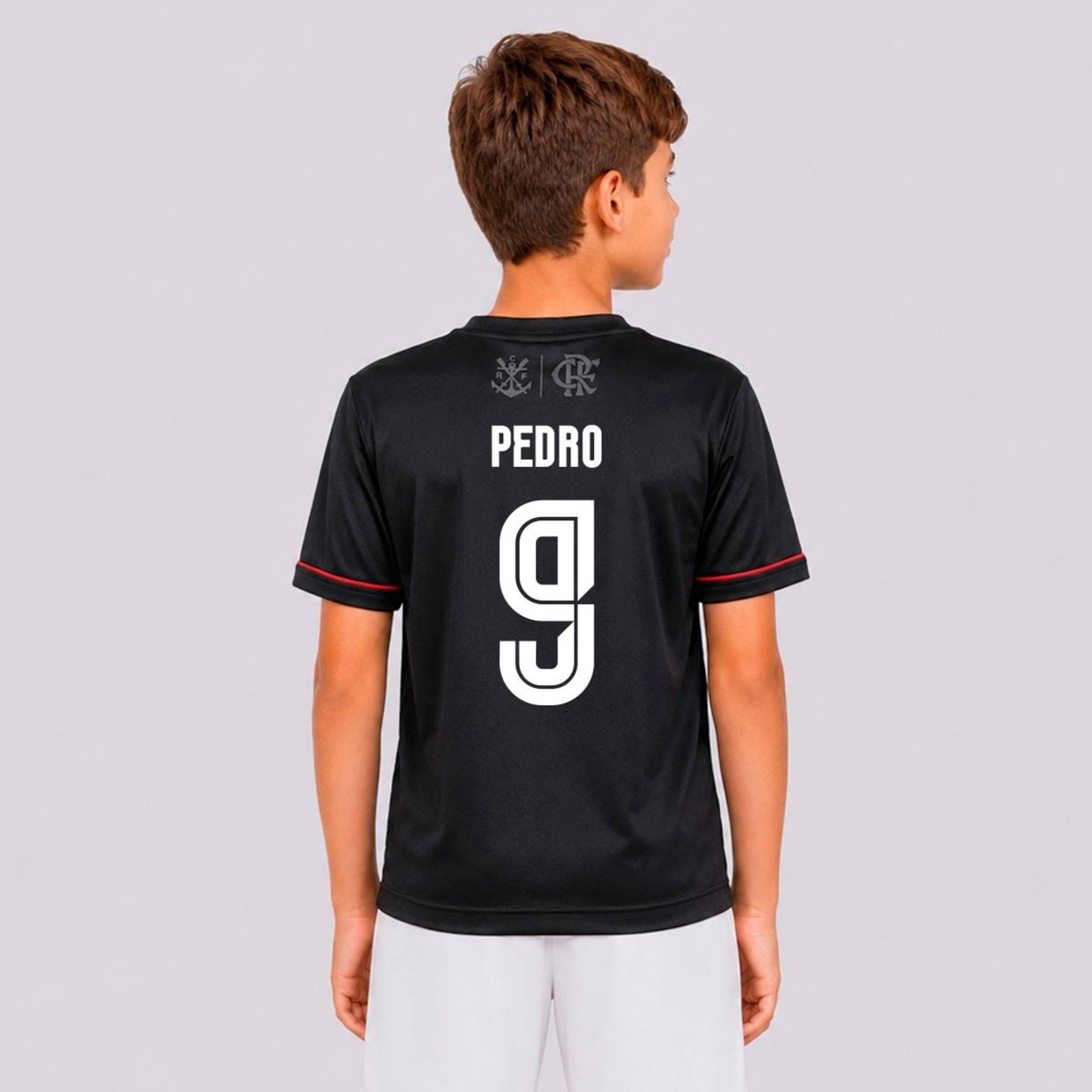 Camisa Flamengo Destro Preta 9 Pedro