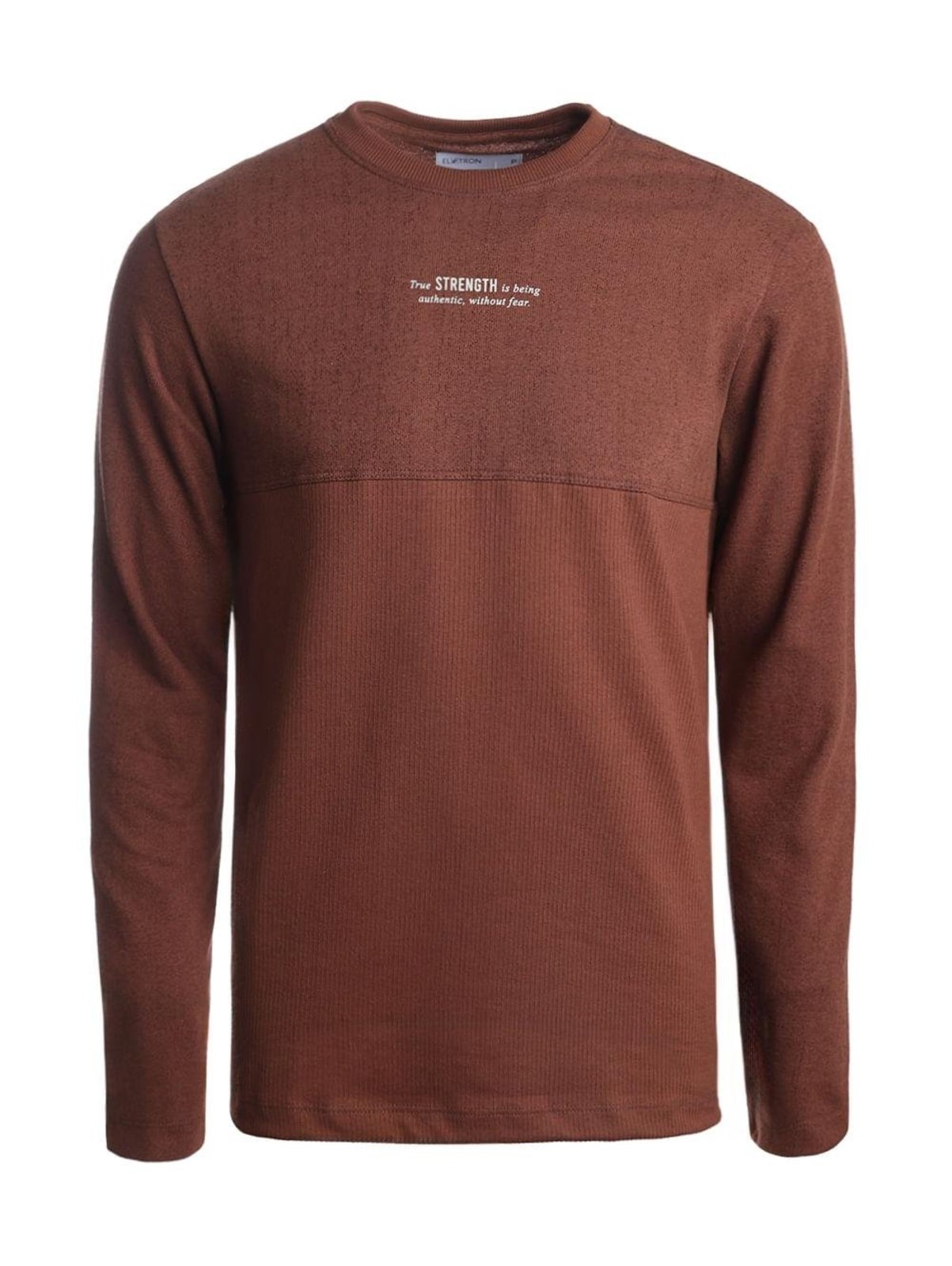 Camiseta Malha Atoalhada Eletrón Masculina MARROM