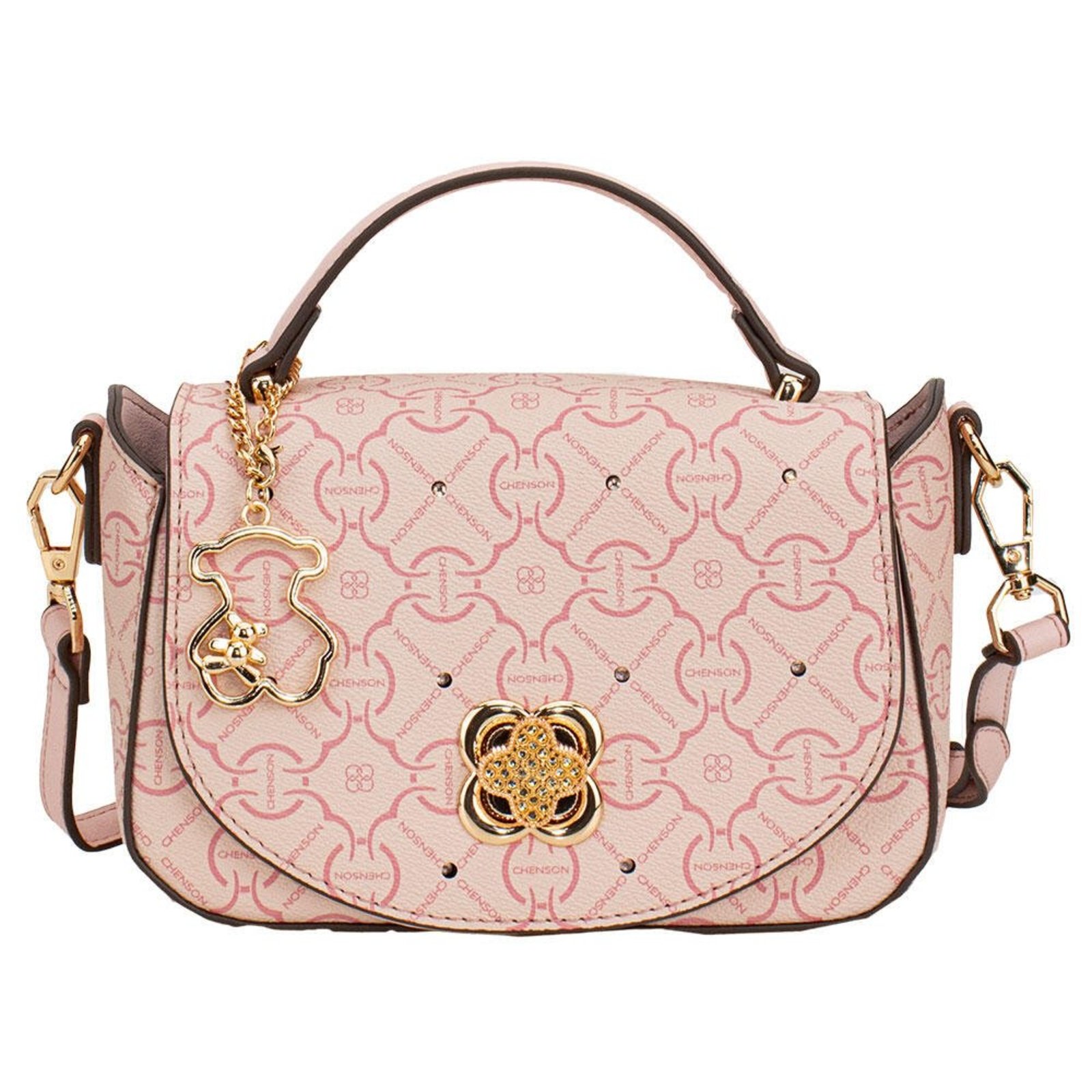 Bolsa Feminina Transversal Chenson Cg85362 1825362 Rosa