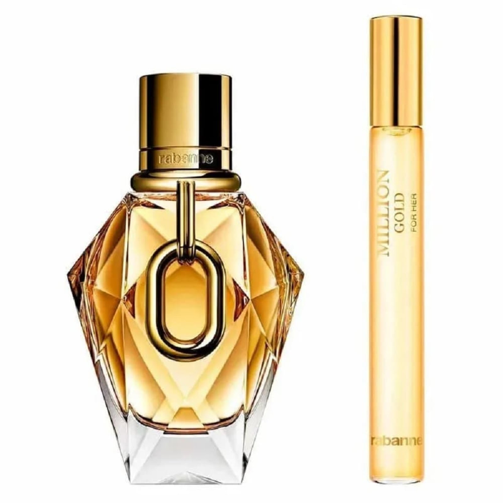 Kit Perfume Million Gold Eau de Parfum Feminino Rabanne 50ml + Travel Size 10ml