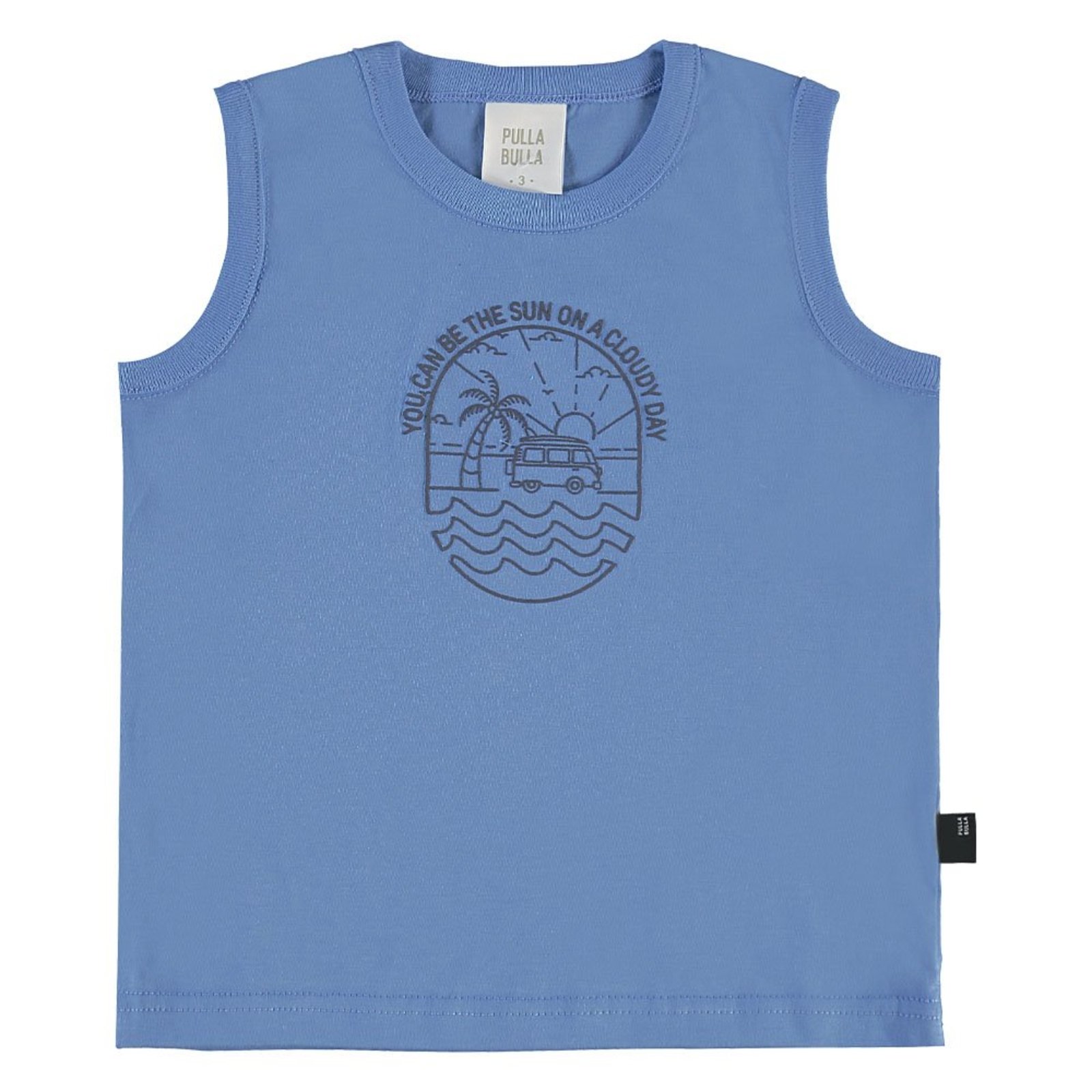 Infantil - Regata Azul Primeiros Passos Pulla Bulla Menino - 53750-1351