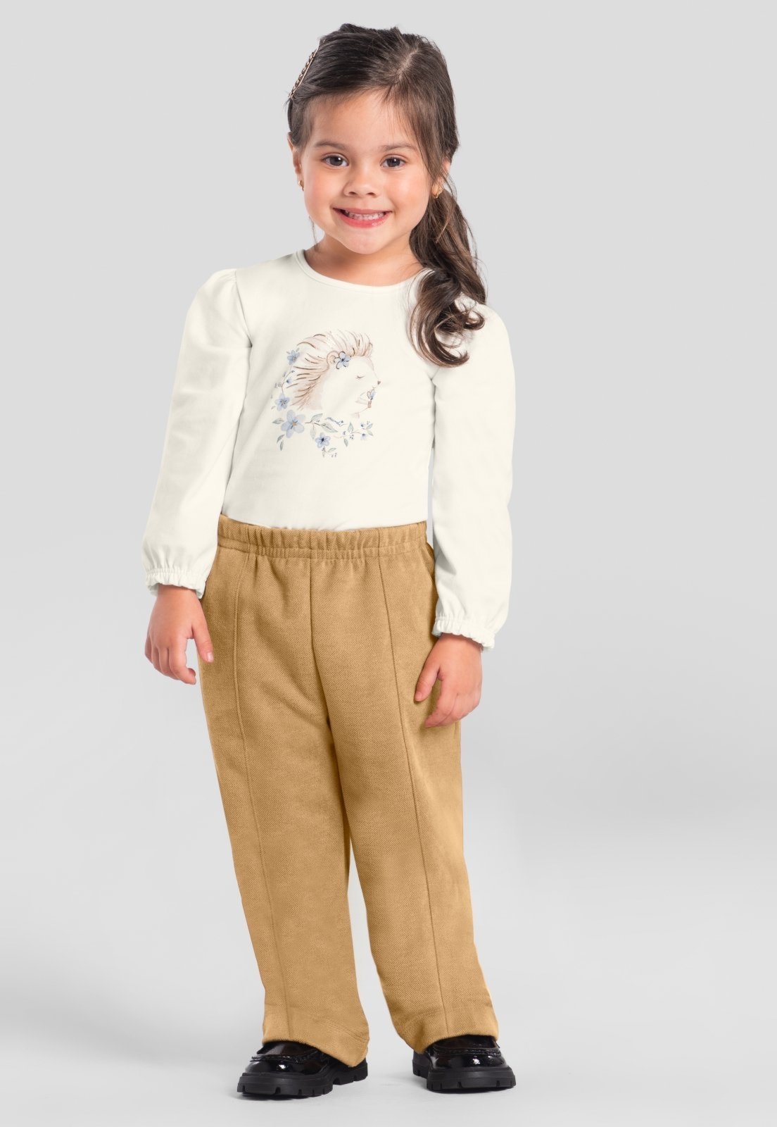 Infantil - Blusa menina em cotton Mundi