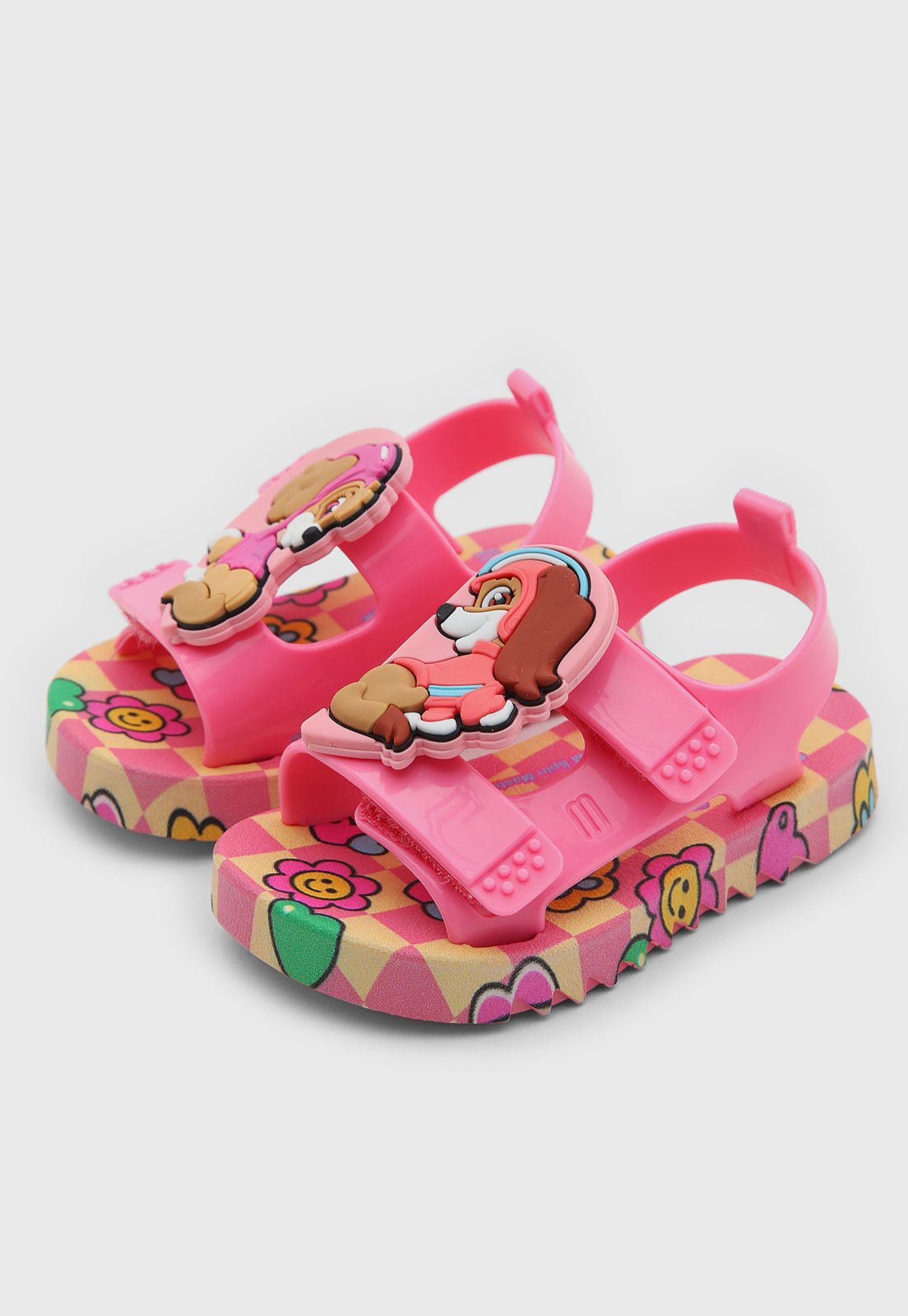 Infantil - Sandália Mini Melissa Patrulha Canina Rosa