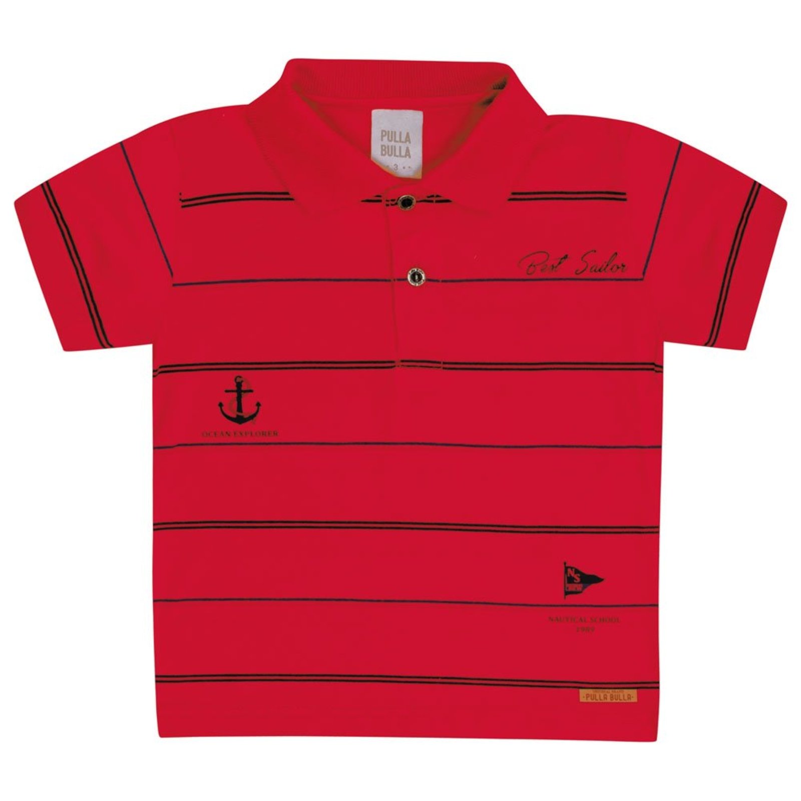 Infantil - Polo Primeiros Passos Menino - Vermelho - 50660-65