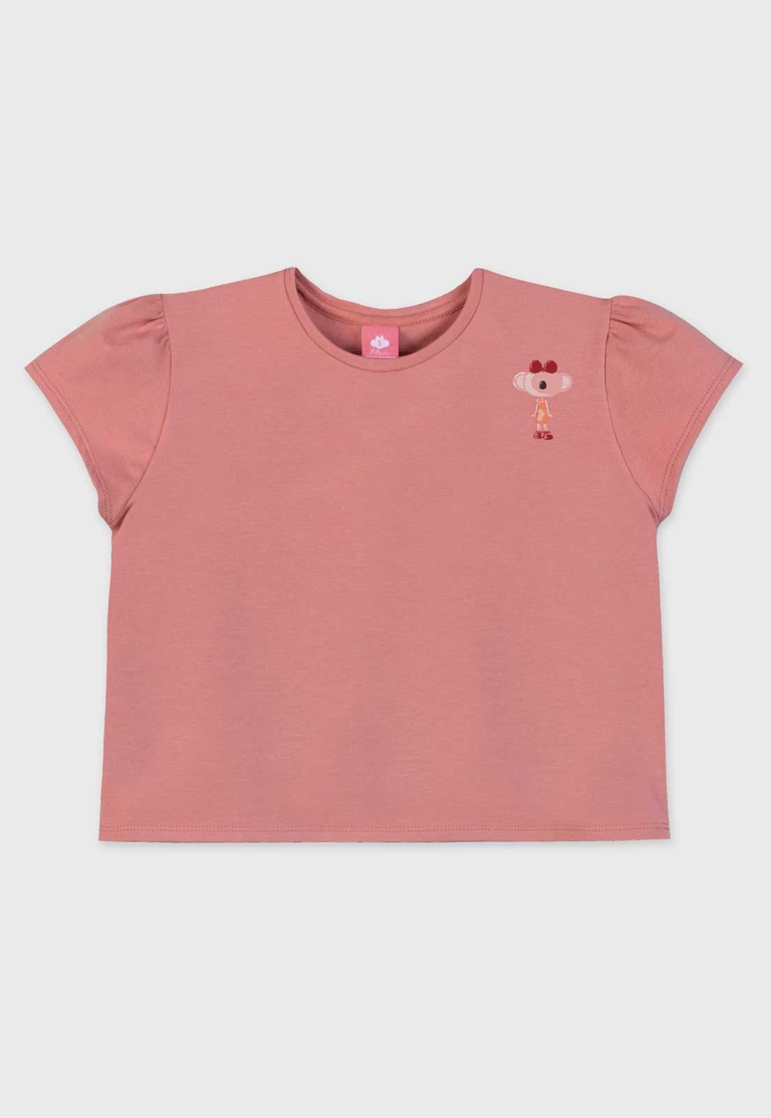 Infantil - Blusa Lilica Ripilica Estampa Personagem Rosa