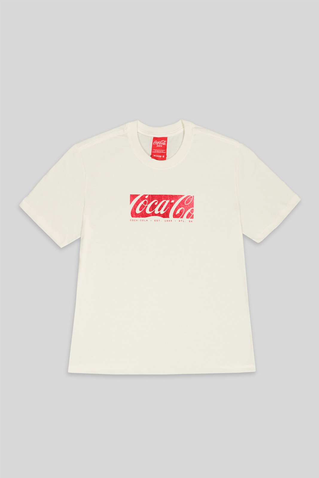 Camiseta Comfort Silver Ice Cold Coca-Cola