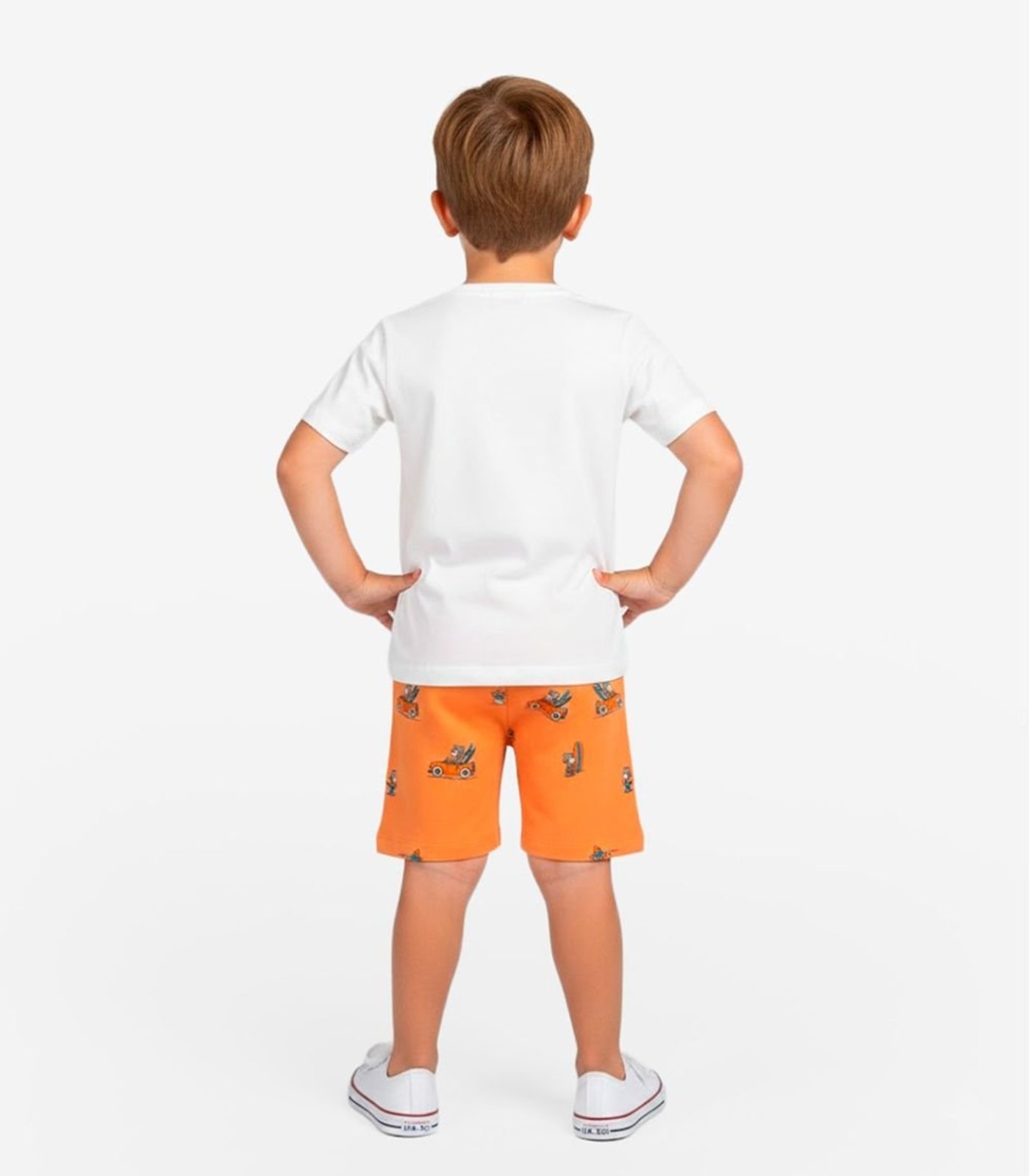 Vista 3 Infantil - Conjunto Masculino Select Rovitex Kids amarelo Rovitex Kids amarelo