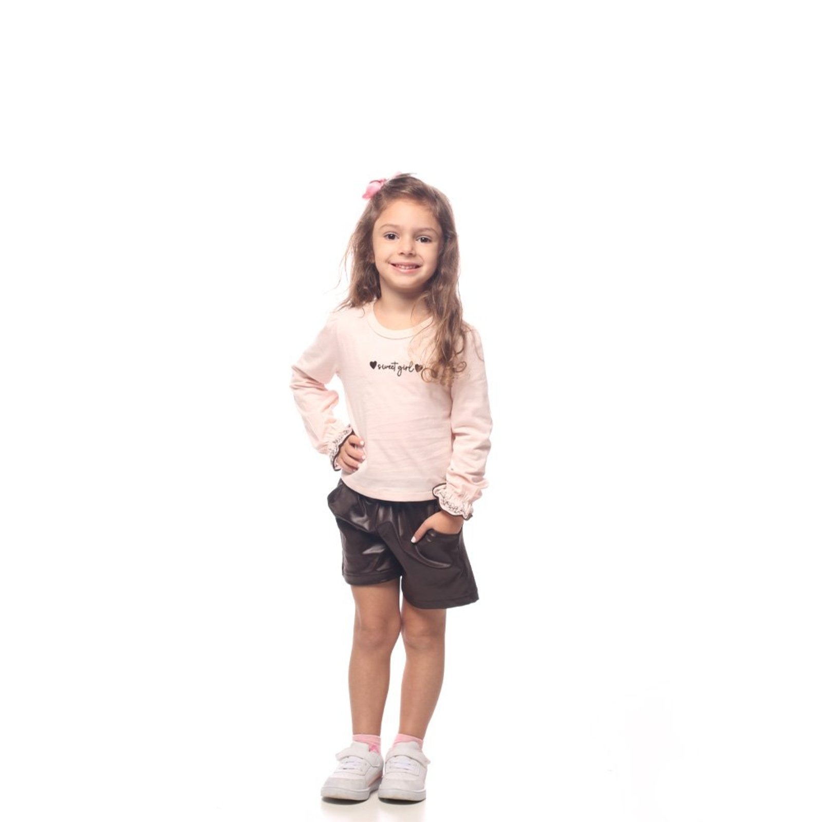 Infantil - Conjunto Menina - Rosa Po - 50326-1298