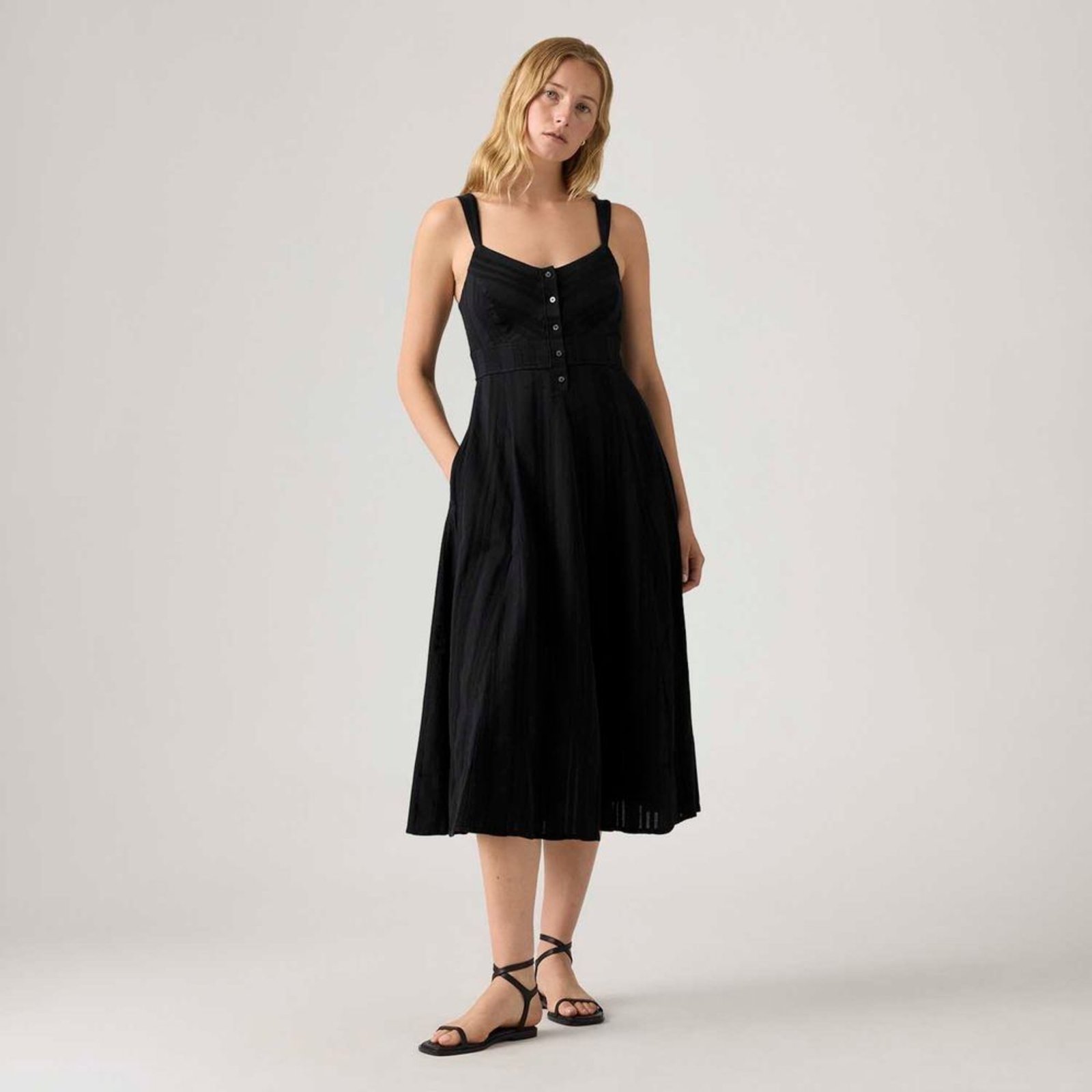 Vestido Midi Levi’s® Ravina Preto
