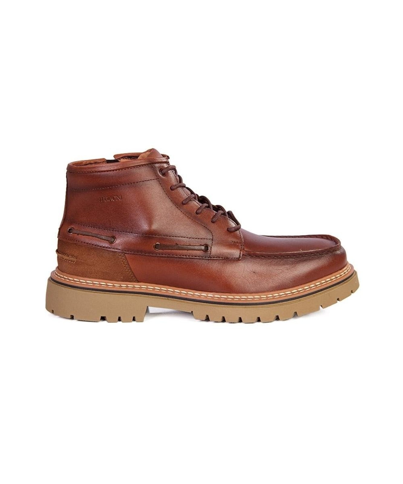 Bota Masculina Ferracini Couro Marrom Incolor