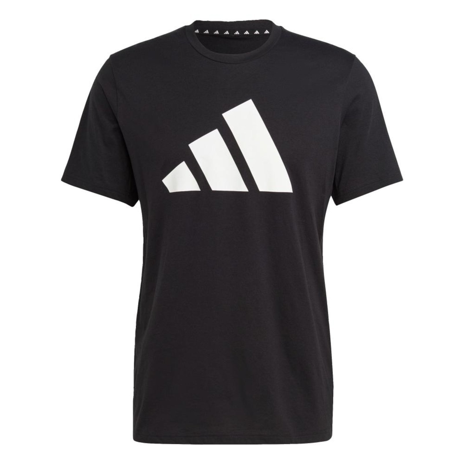 Camiseta Treino Manga Curta Logo adidas Performance Preto