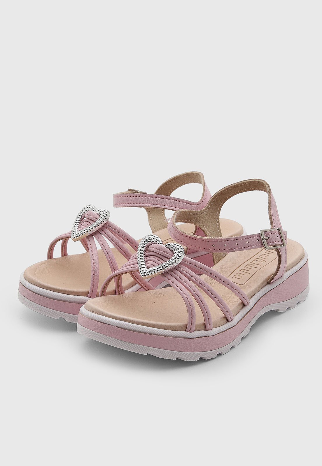 Infantil - Sandália Molekinha Tiras Finas Rosa