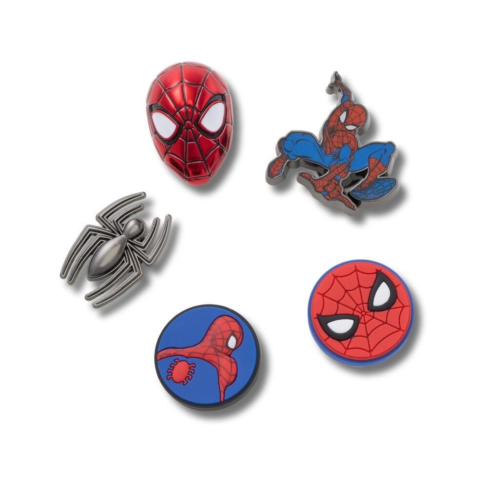 Infantil - Jibbitz™ Spider-Man II Pack com 5 Peças Único Branco