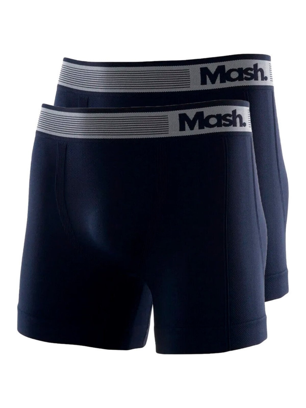 Kit com 2 Cuecas Boxer Mash 710.01 Azul Marinho