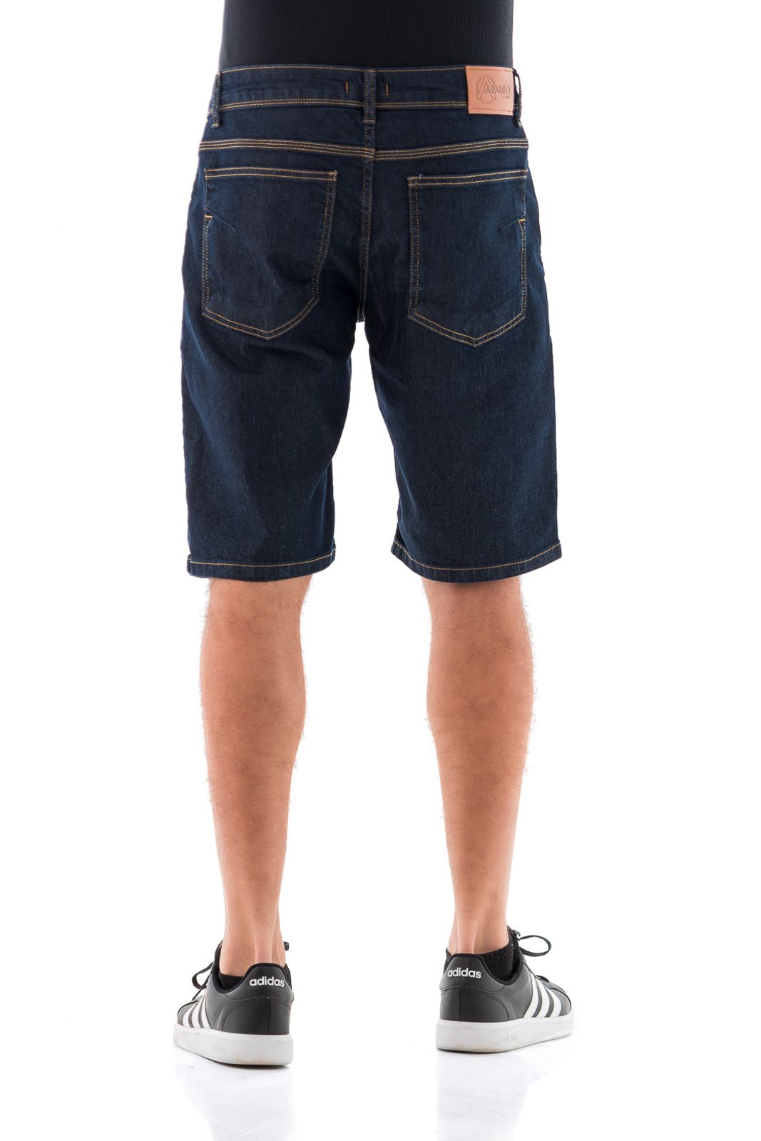 Vista 3 Bermuda Masculina Arauto Confort ARAUTO JEANS azul/jeans ARAUTO JEANS azul/jeans