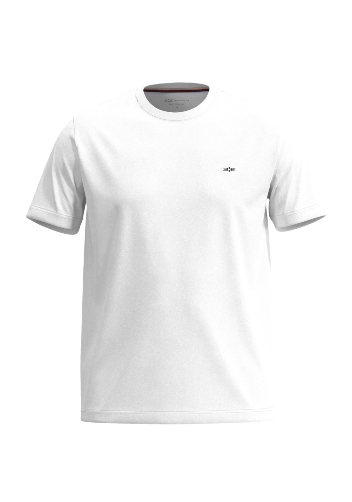 Vista 2 Camiseta Básica De Mangas Curtas Em Meia Malha De Algodão Hangar 33 branco Hangar 33 branco