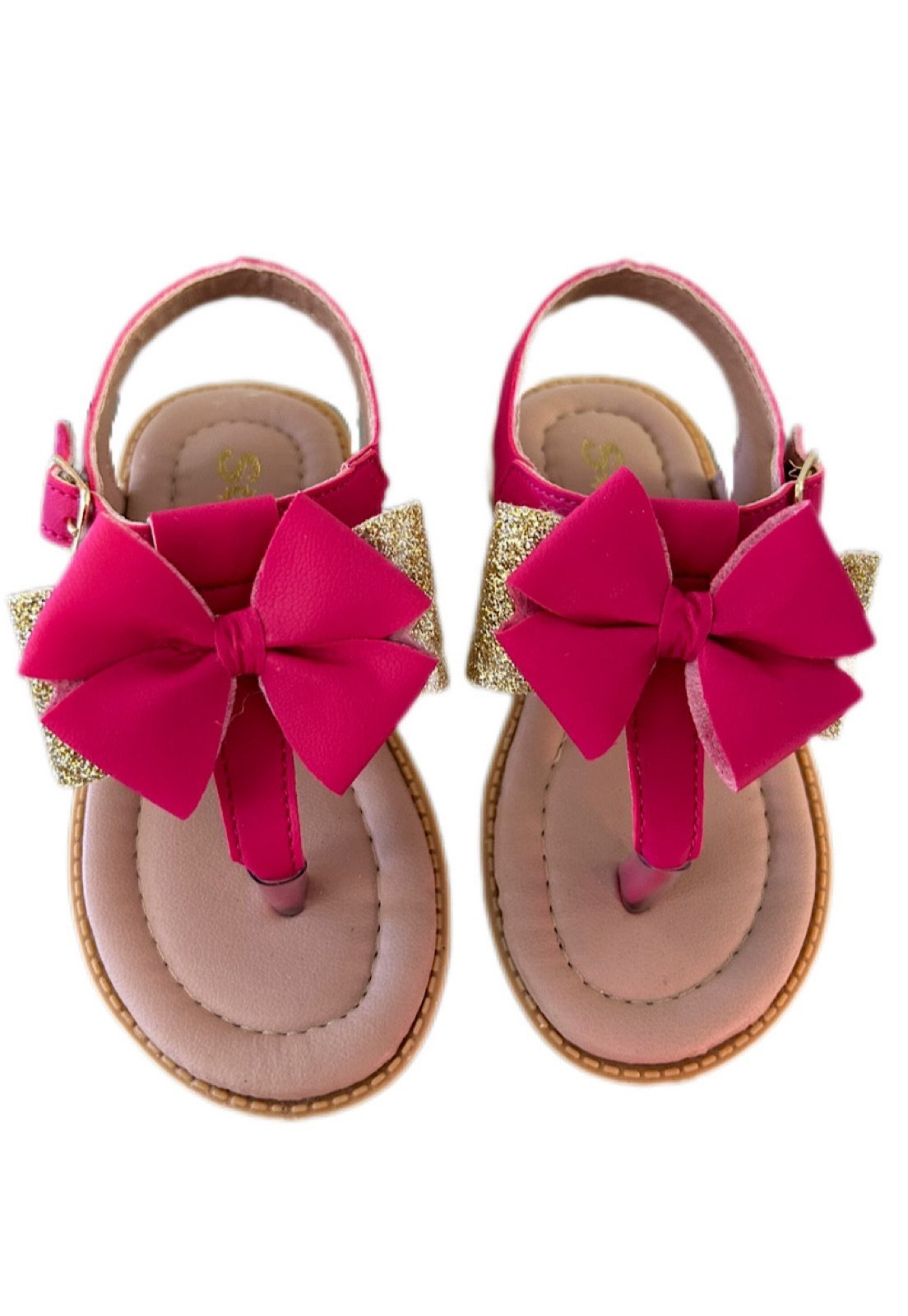 Vista 3 Infantil - Sandália menina infanil Solzim de dedinho laço SOLZIM CALÇADOS pink SOLZIM CALÇADOS pink