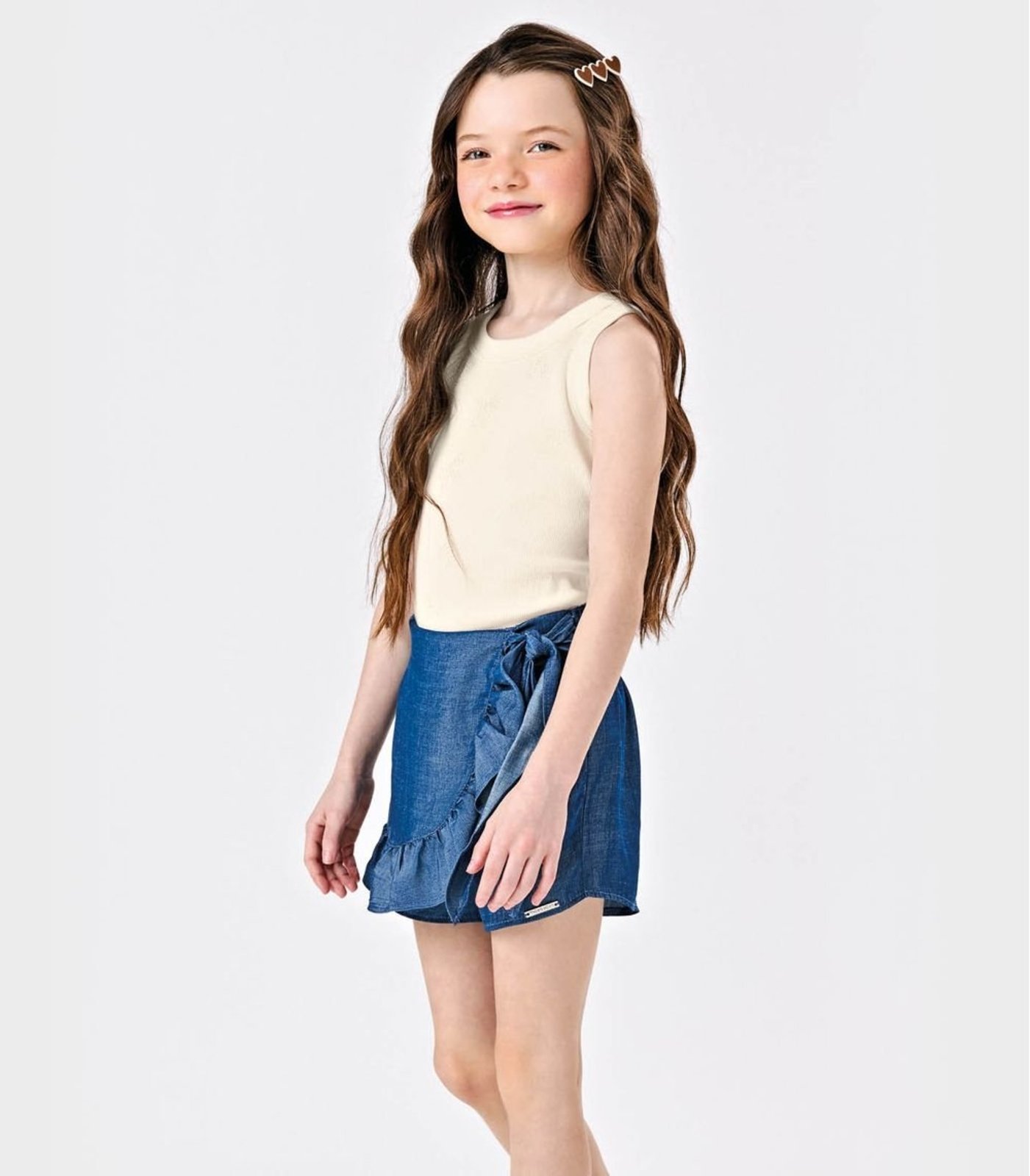 Infantil – Conjunto Regata Com Shorts Saia Trick Nick Azul