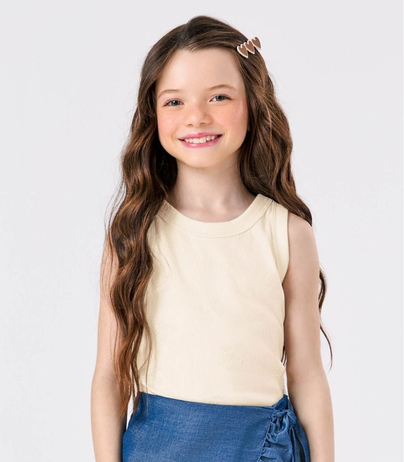 Vista 3 Infantil - Conjunto Regata Com Shorts Saia Trick Nick azul Trick Nick azul