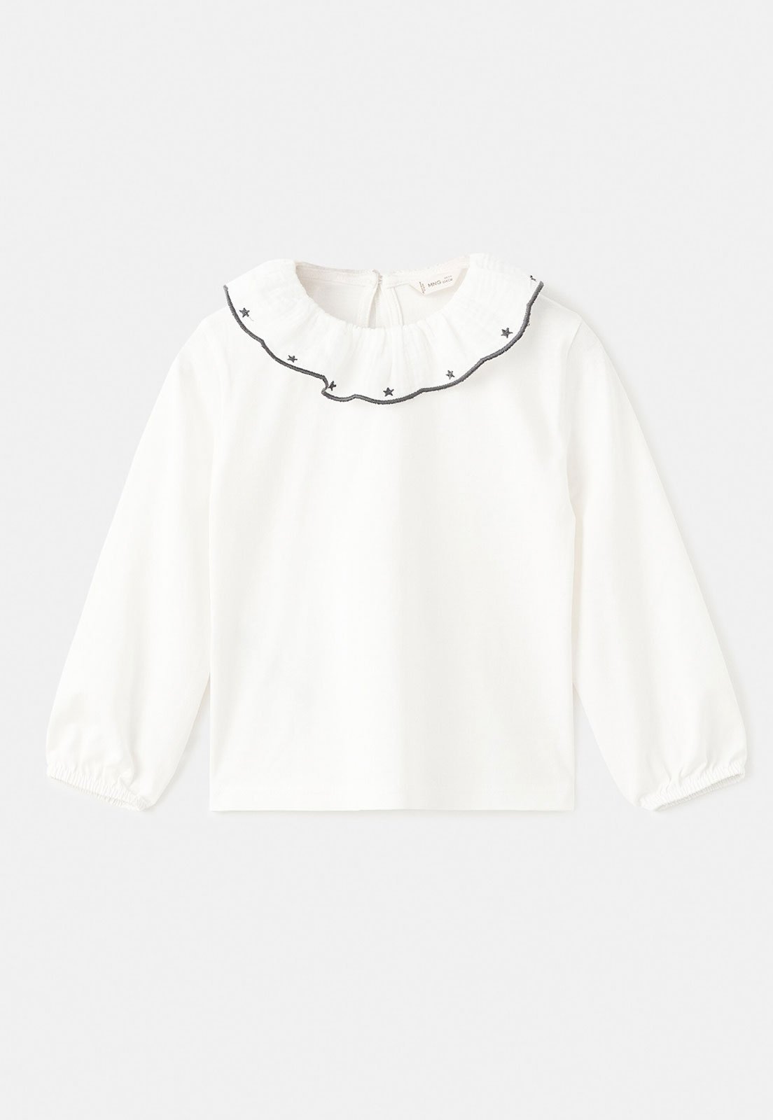 Infantil - Blusa MANGO Babado Branca