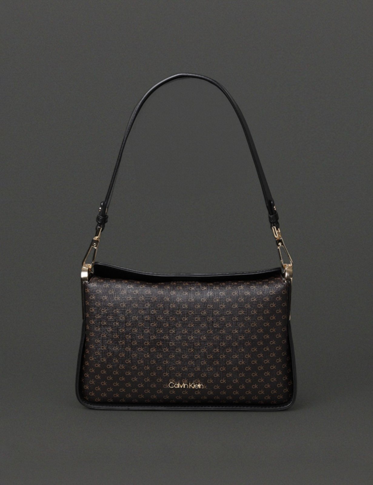 Bolsa Feminina Monograma Calvin Klein - Marrom Calvin Klein Jeans