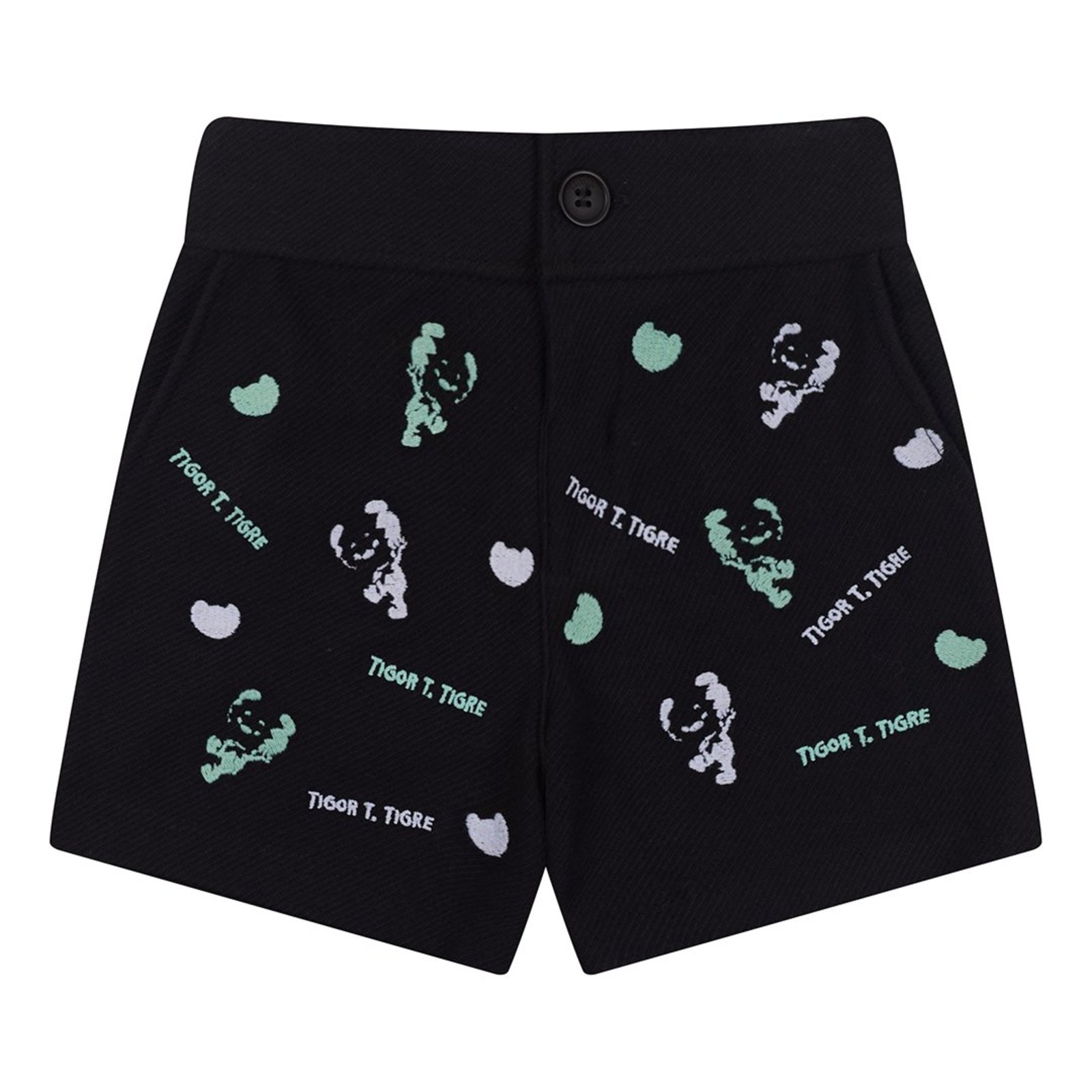 Infantil - Bermuda Moletom Masculina Tigor T. Tigre