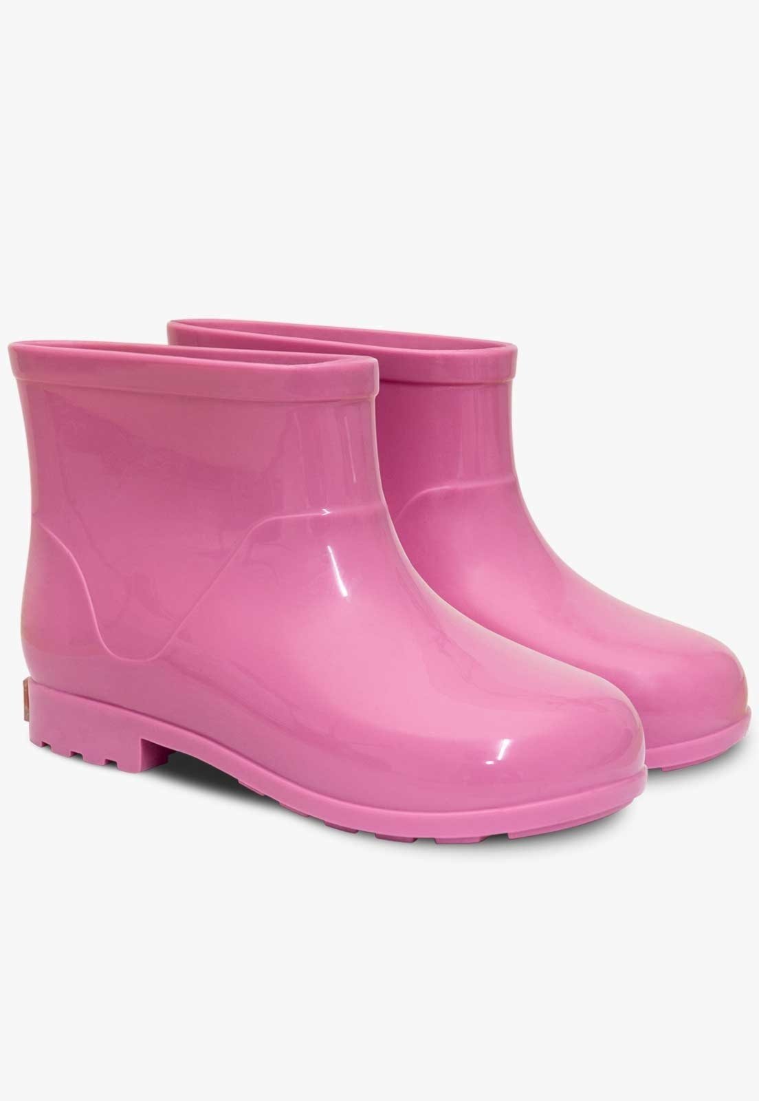 Vista 3 Infantil - Bota Galocha Cano Baixo Pópidi Menina rosa Pópidí rosa