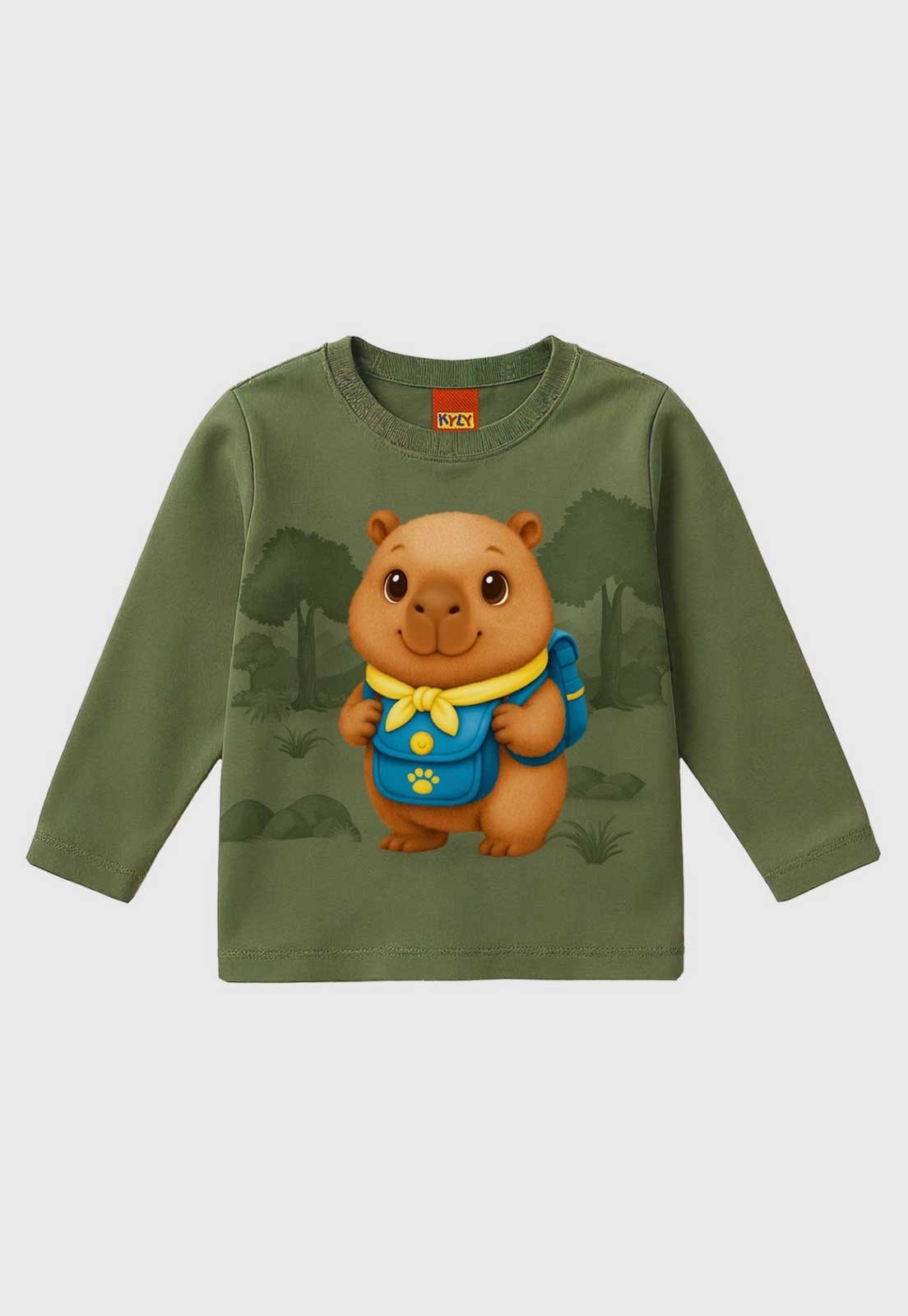 Camiseta Kyly Personagem Verde