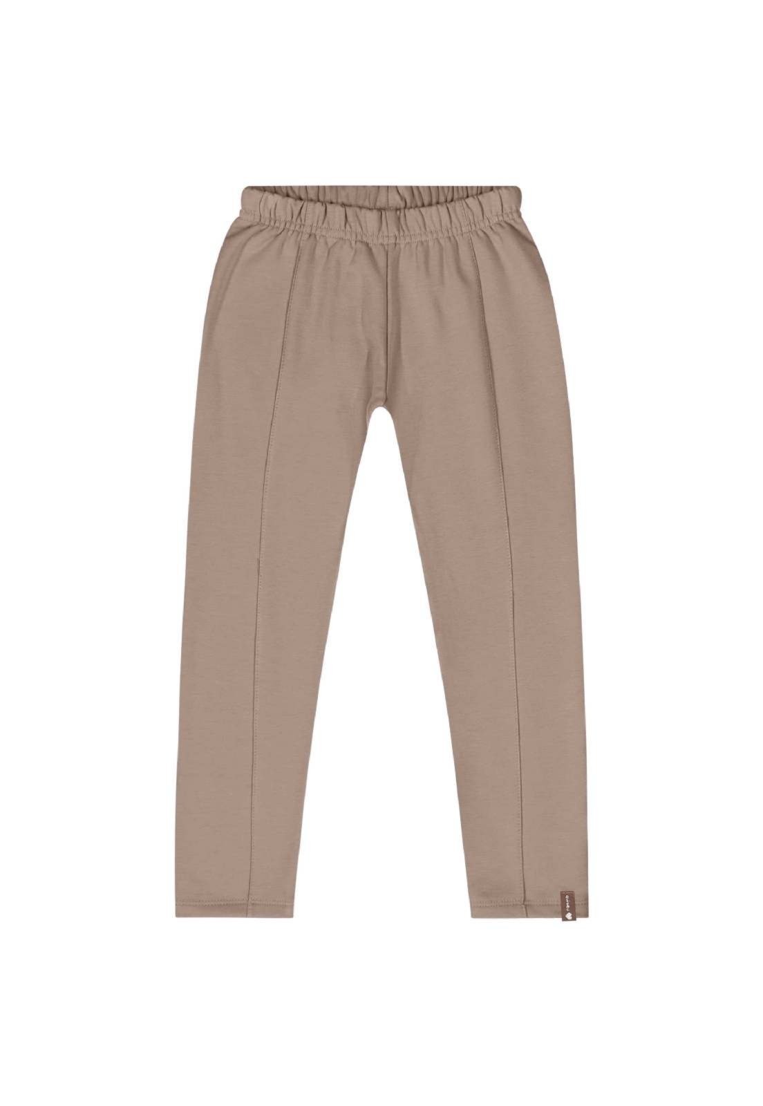 Vista 3 Infantil - Calça Legging Básica Menina Quimby marrom Quimby marrom