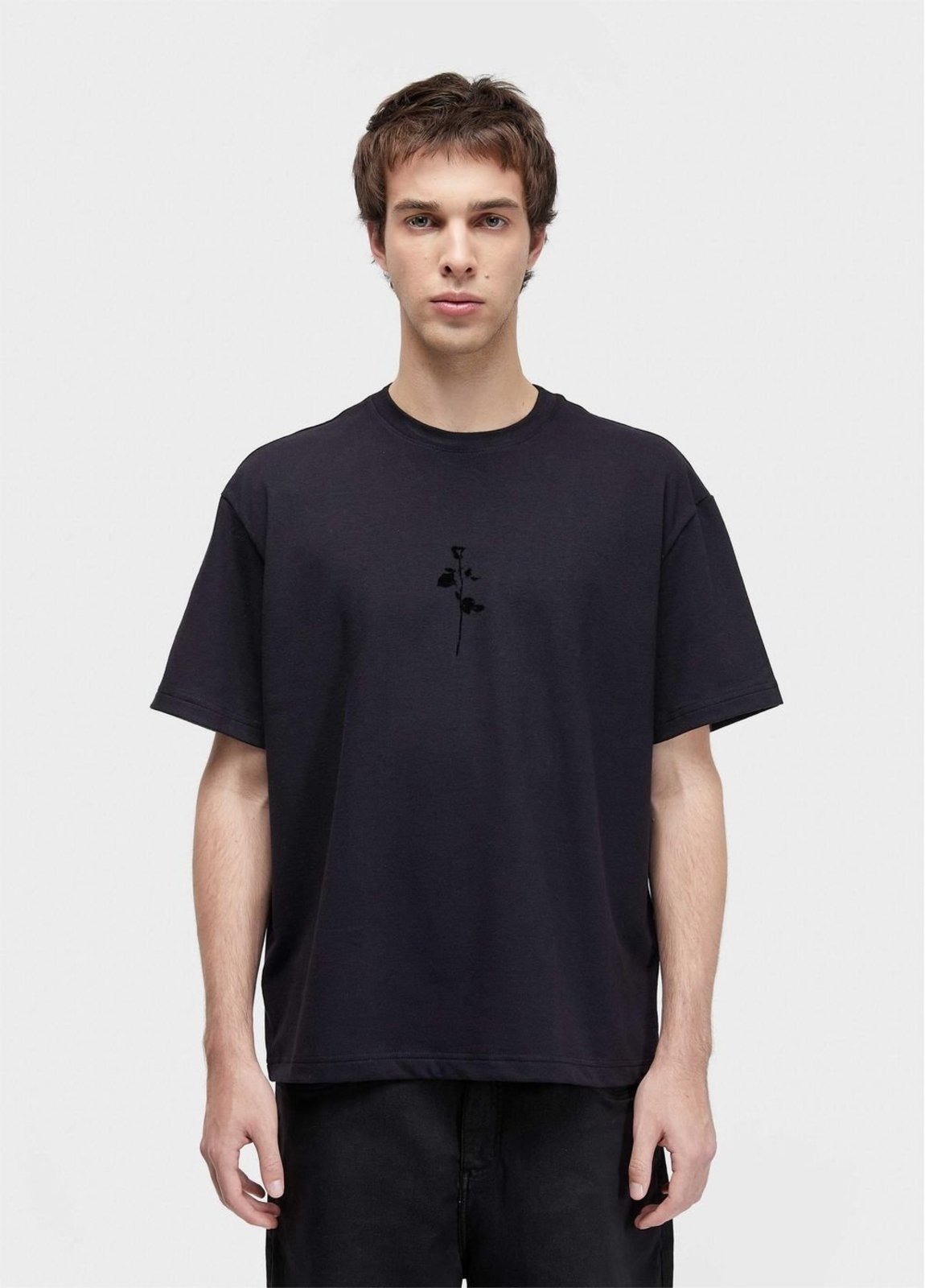 T-shirt over puresoft flocked rose OSKLEN