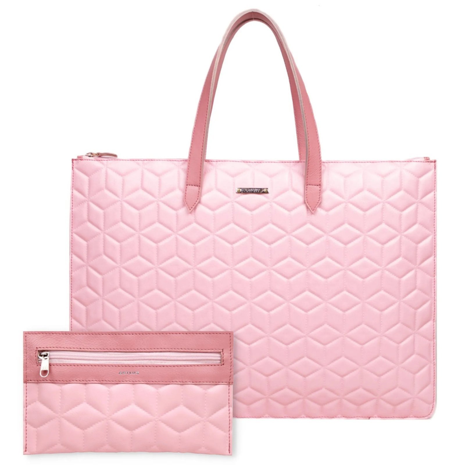 Vista 2 Pasta Maxi Slim para Notebook 17" Artlux Claro 1427" rosa Artlux rosa