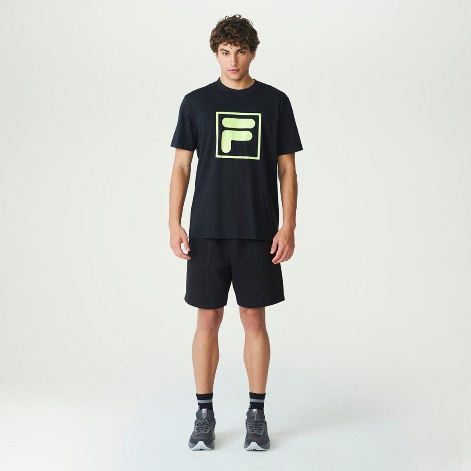 Bermuda Fila Comfort Letter II Masculina Incolor