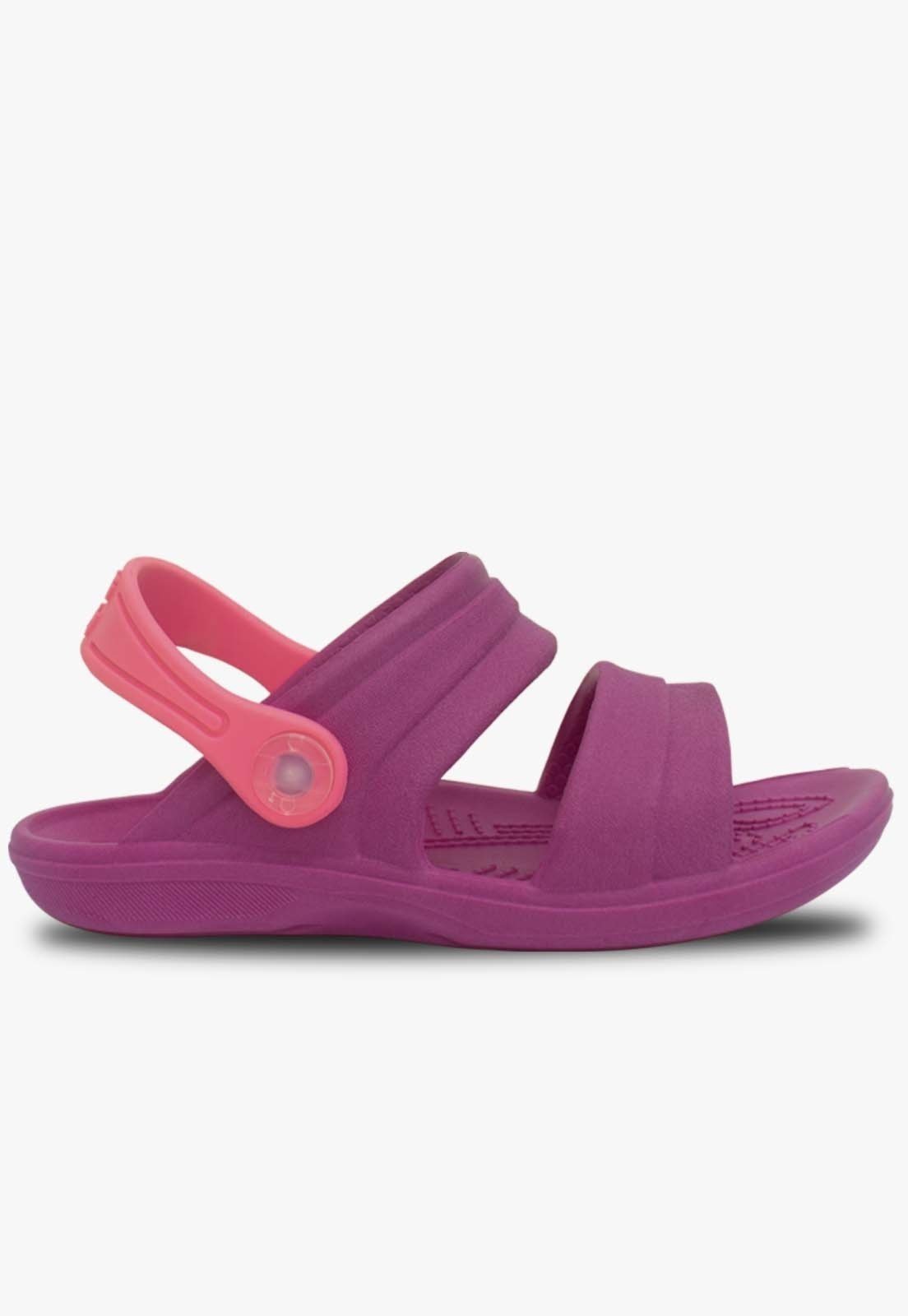 Vista 3 Infantil - Sandalia Papete Feminina Pópidi Babuche Menina rosa Pópidí rosa