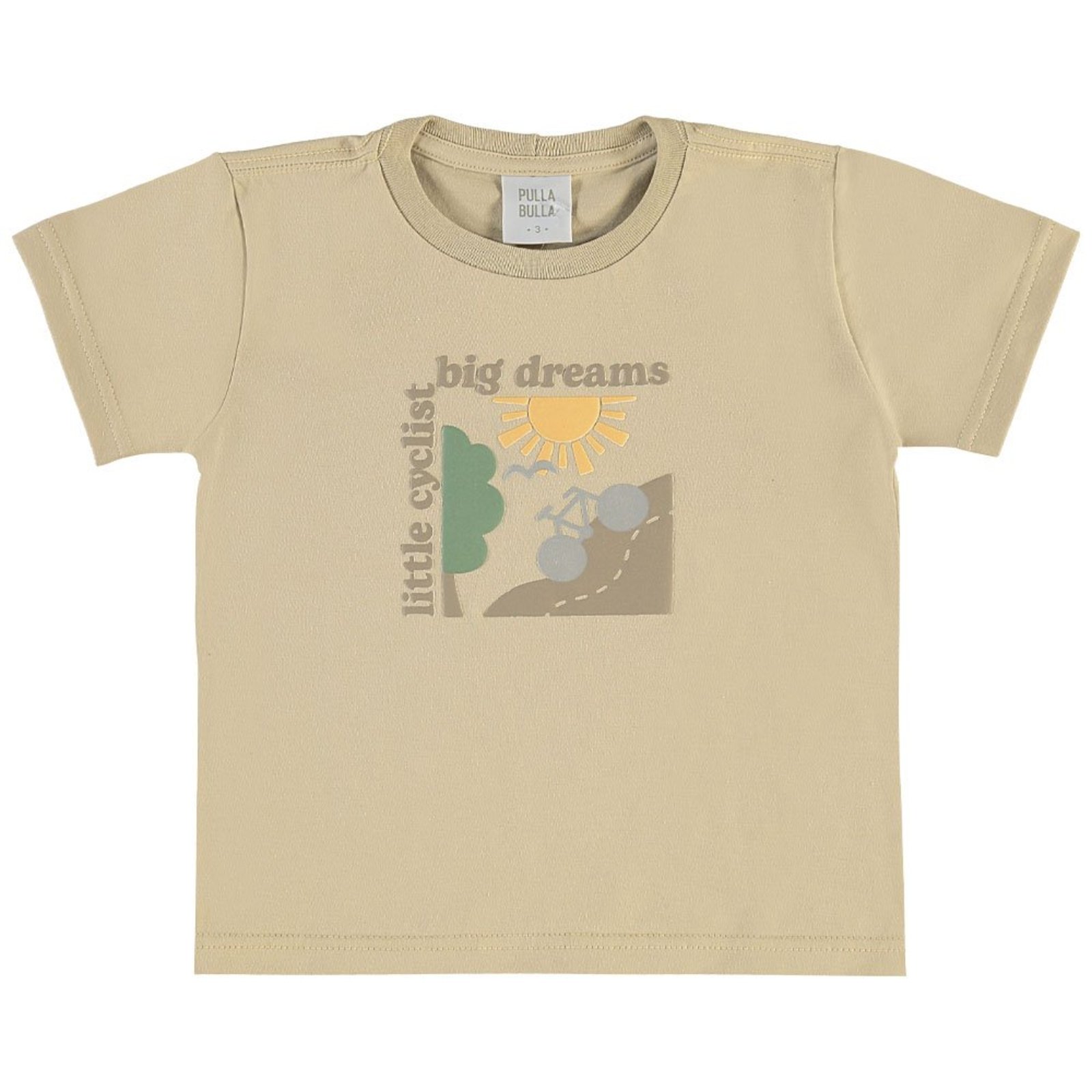 Infantil - Camiseta Verde Primeiros Passos Pulla Bulla Menino - 53755-1345