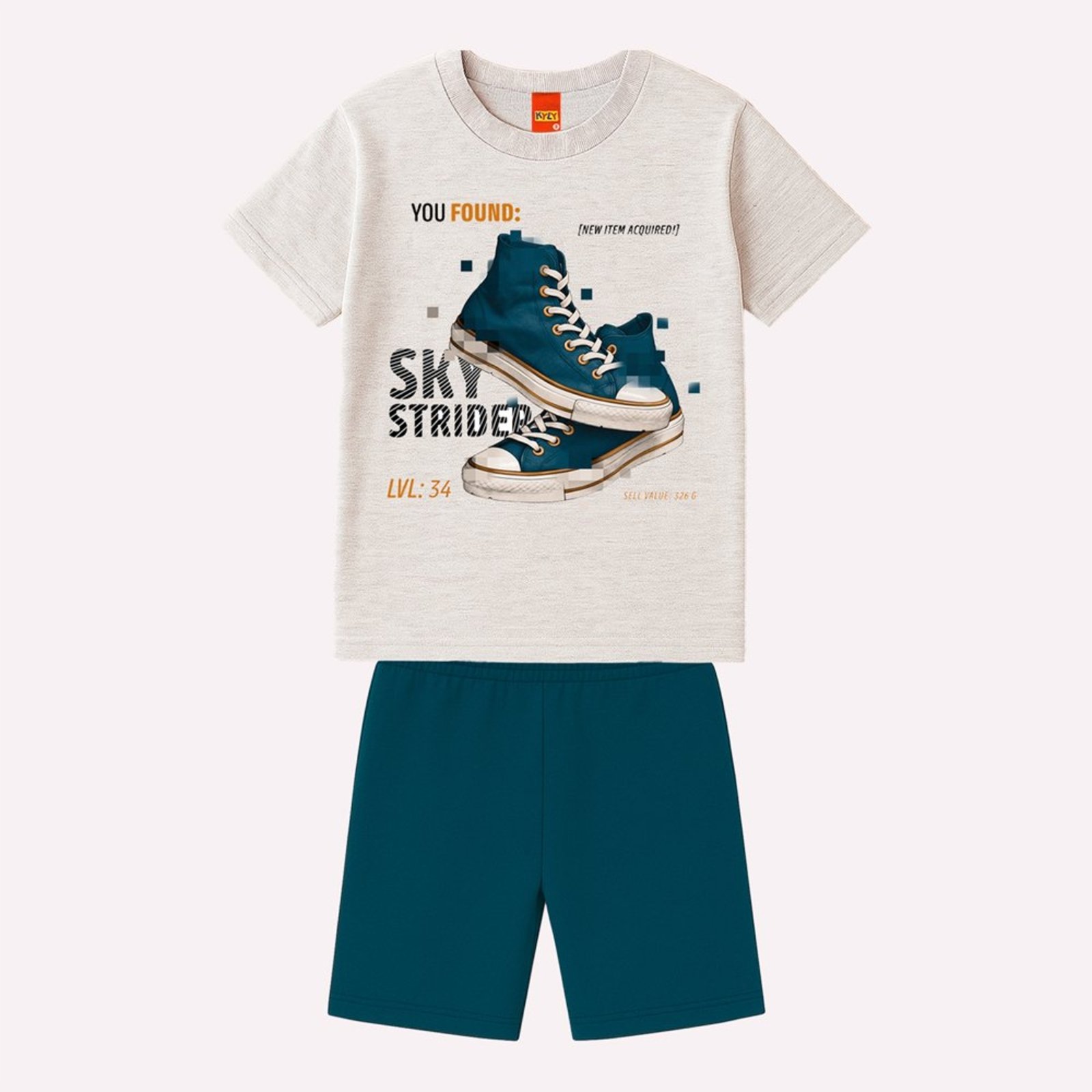 Infantil - Conjunto Menino em Algodão Kyly