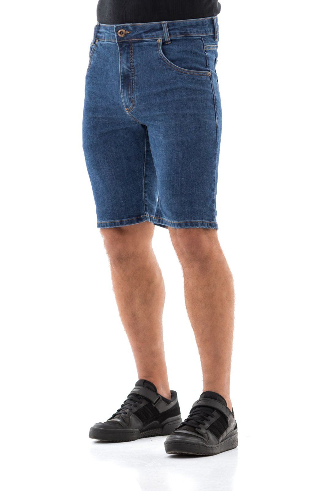 Vista 2 Bermuda Jeans Masculina Arauto Confort Dominic ARAUTO JEANS azul ARAUTO JEANS azul