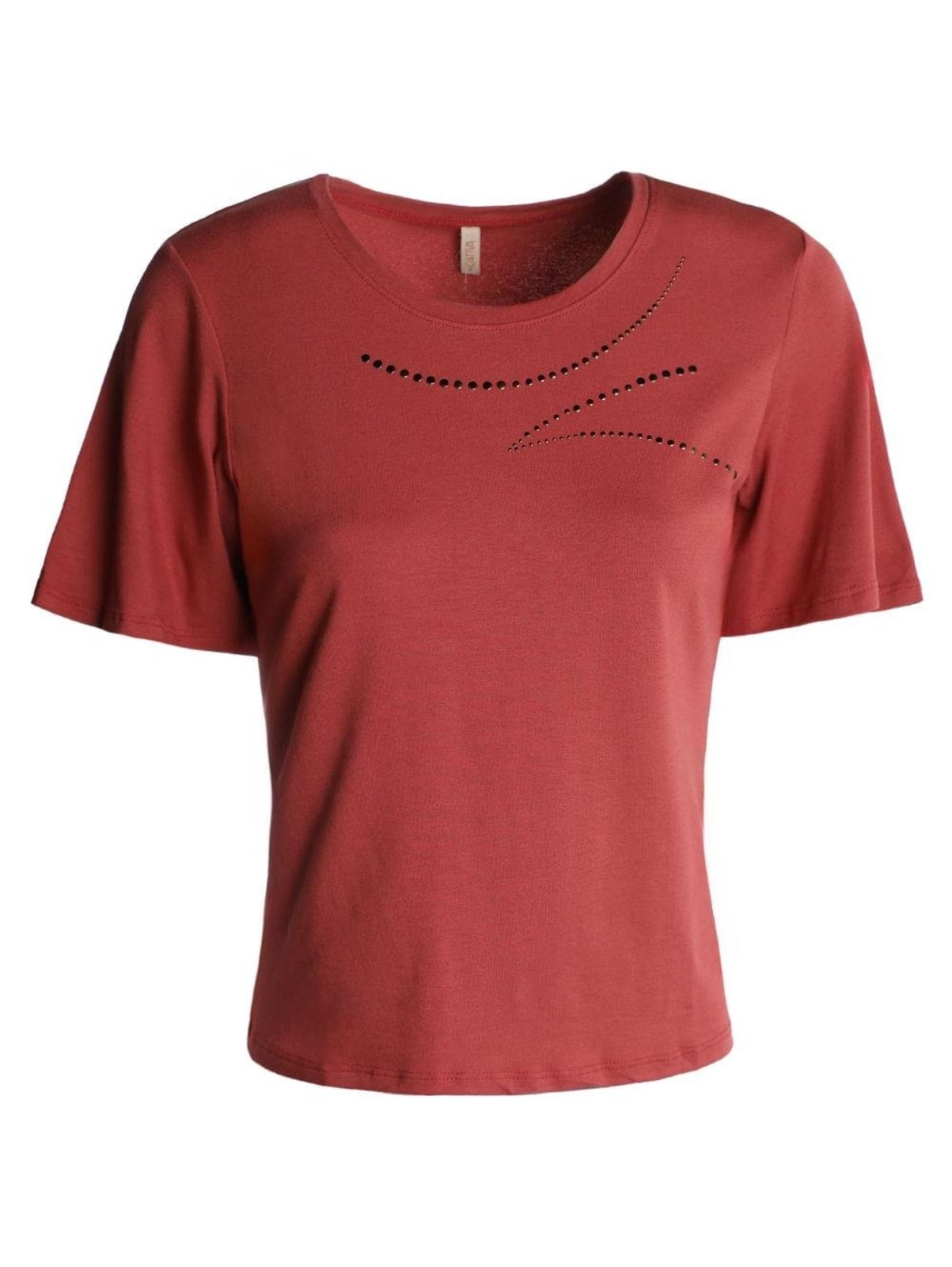Blusa Manga Curta Cativa Feminina TELHA
