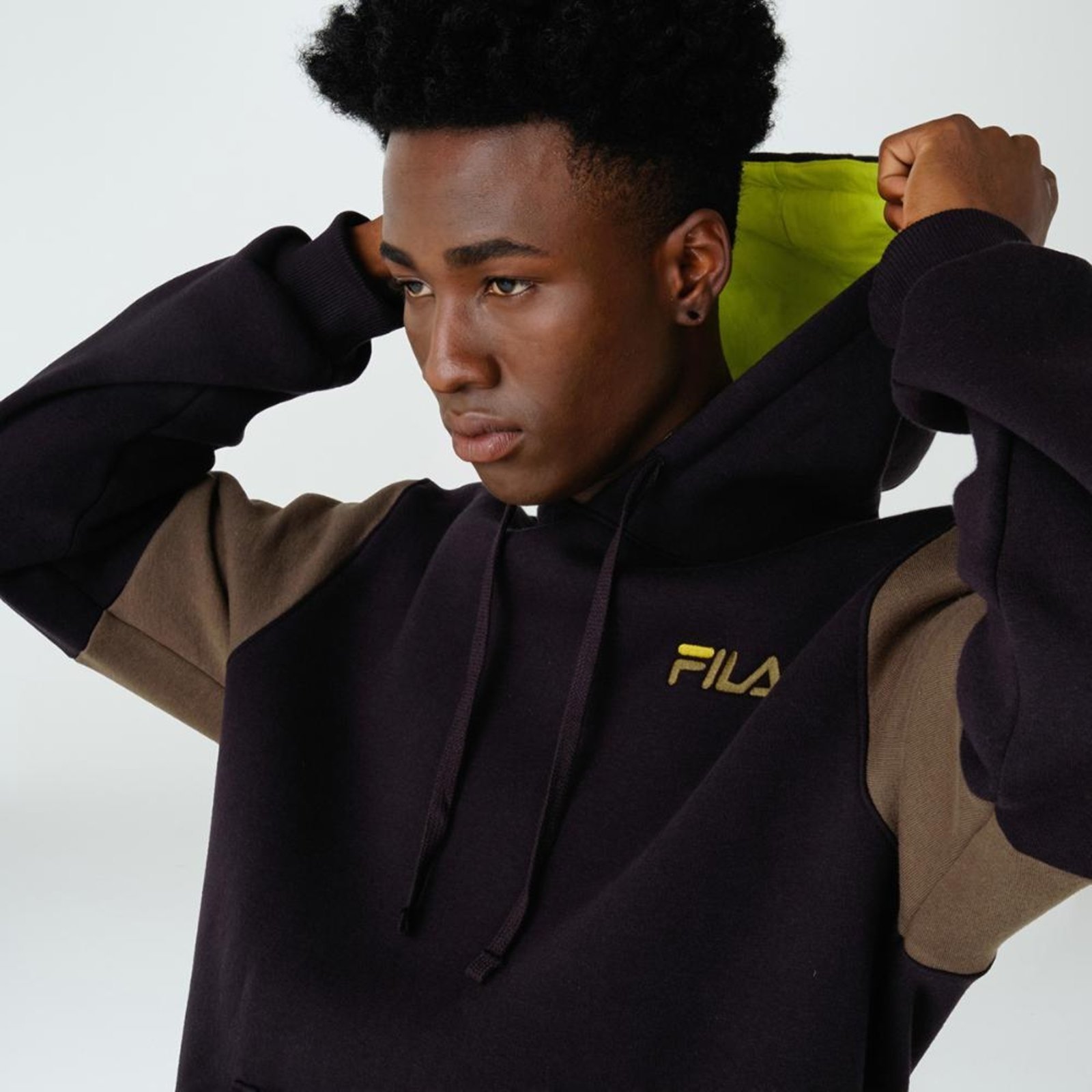 Vista 2 Casaco Fila Colors Com Capuz Masculino incolor Fila incolor