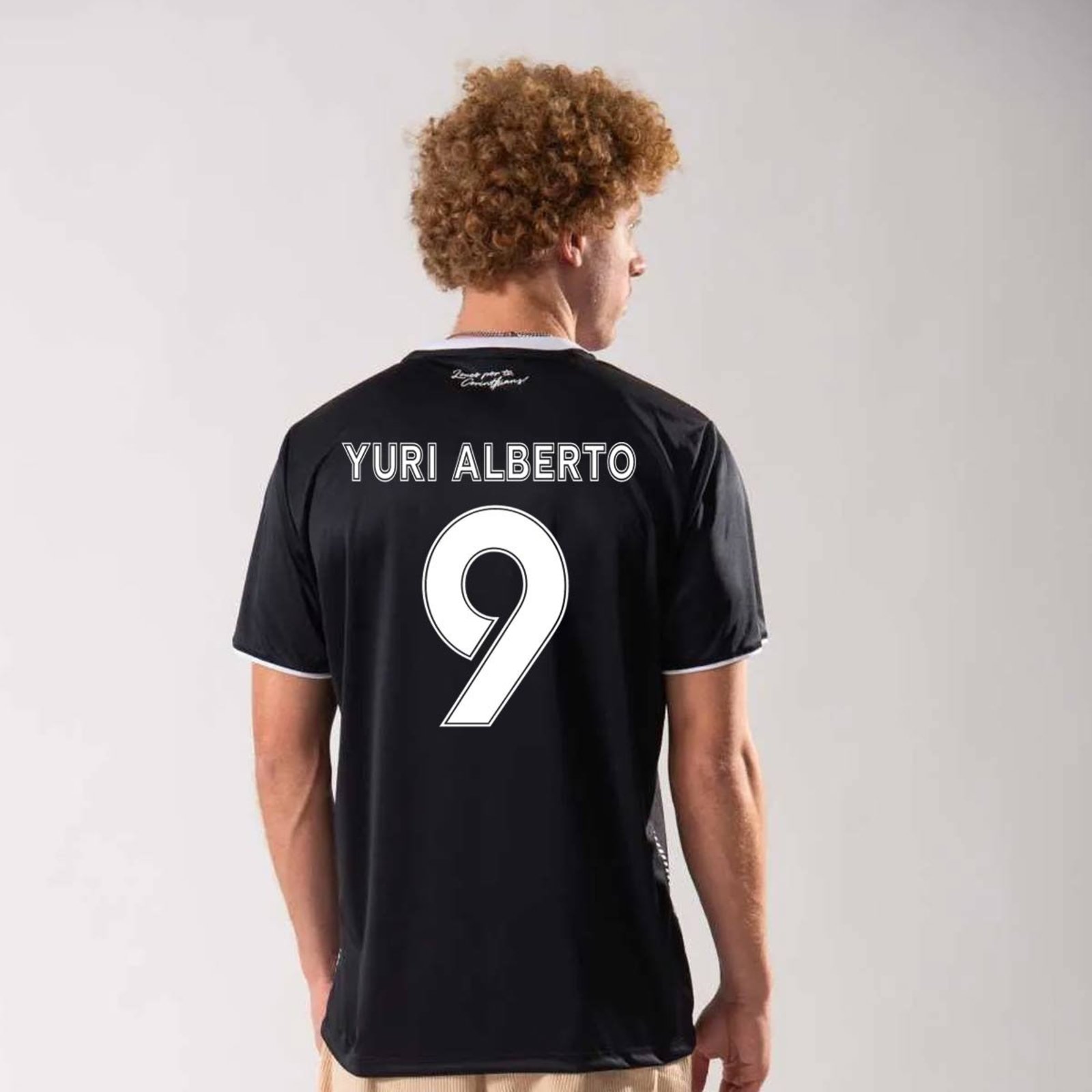 Camisa Corinthians Corinto Preta 9 Yuri Alberto