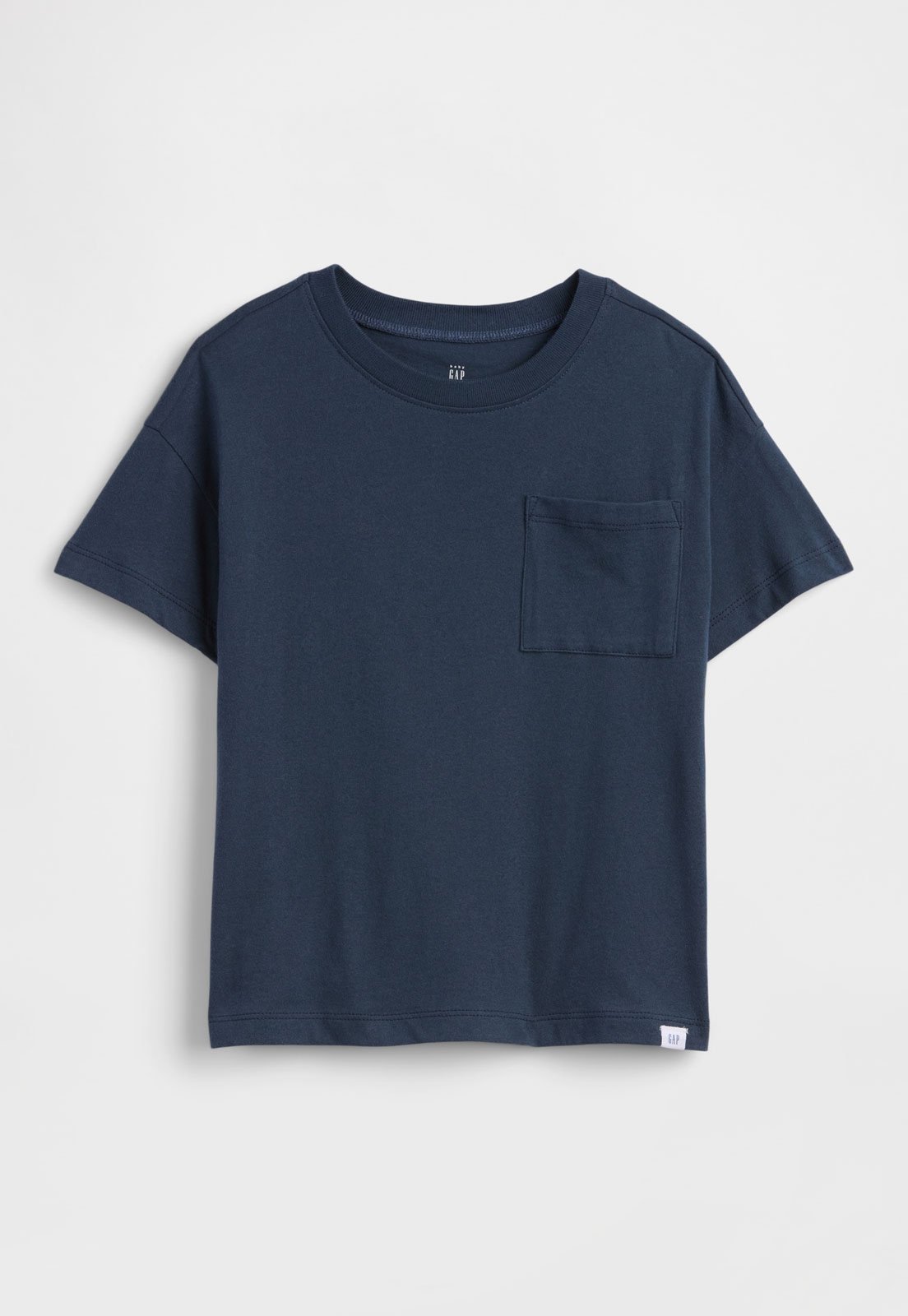 Camiseta GAP Bolso Azul Escuro