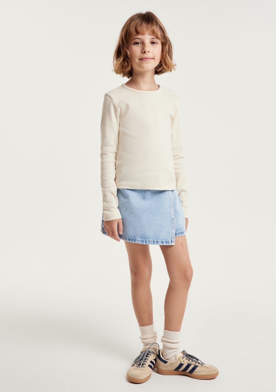 Infantil - Shorts Saia Em Jenas Estonado Hering