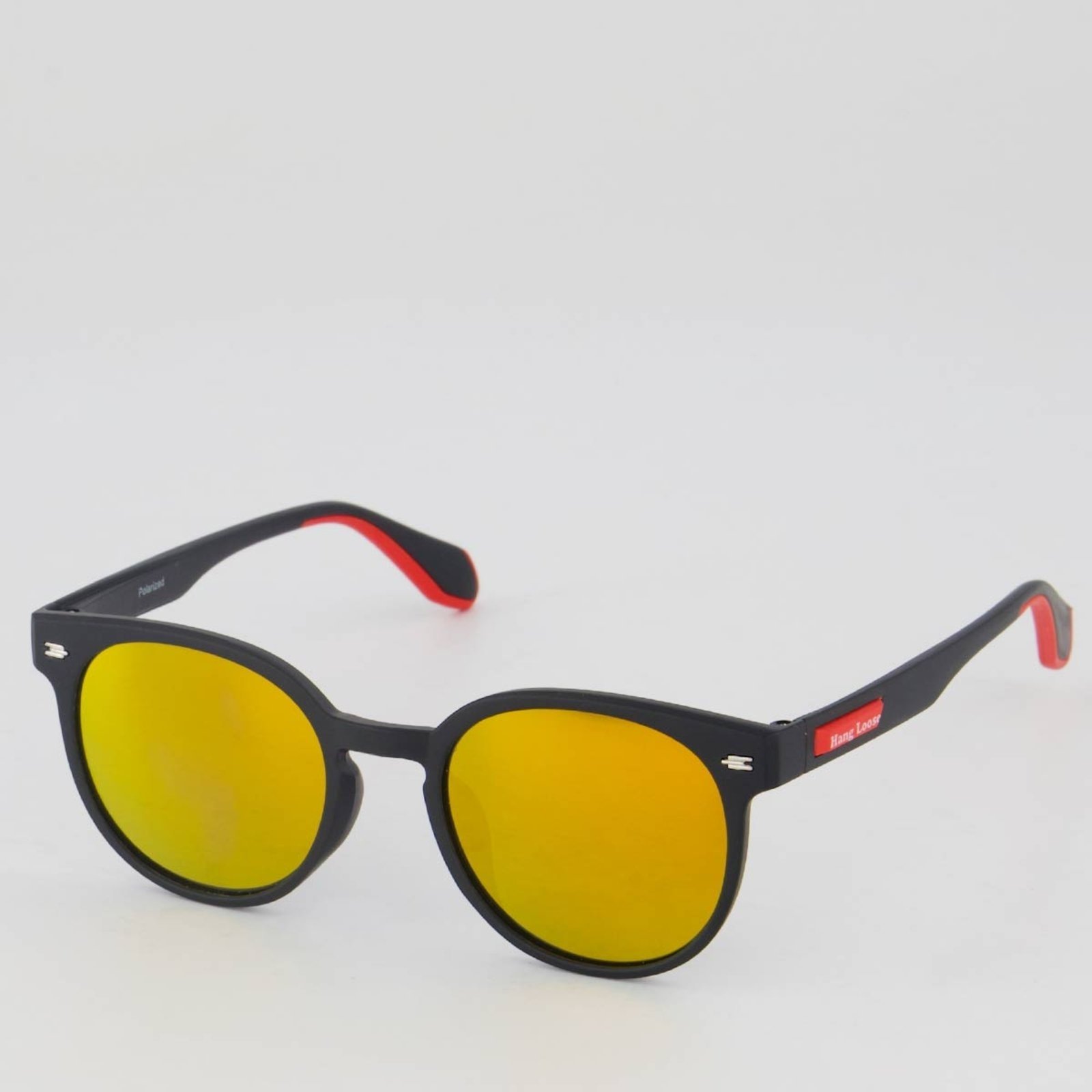 Vista 2 Óculos de Sol Hang Loose Symbole C4 e Vermelho preto Hang Loose preto