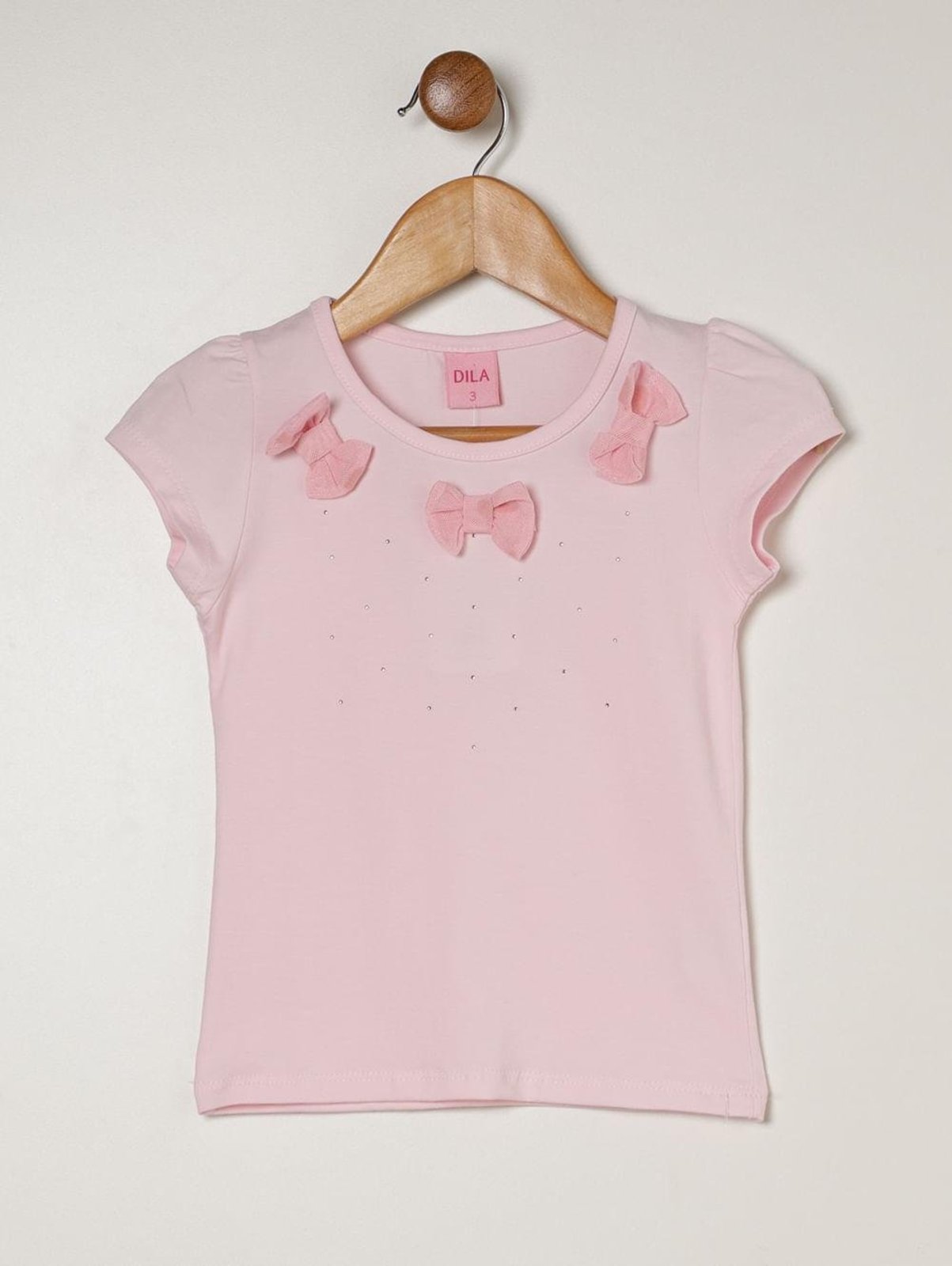 Infantil - Blusa Laços Para Menina - ROSA